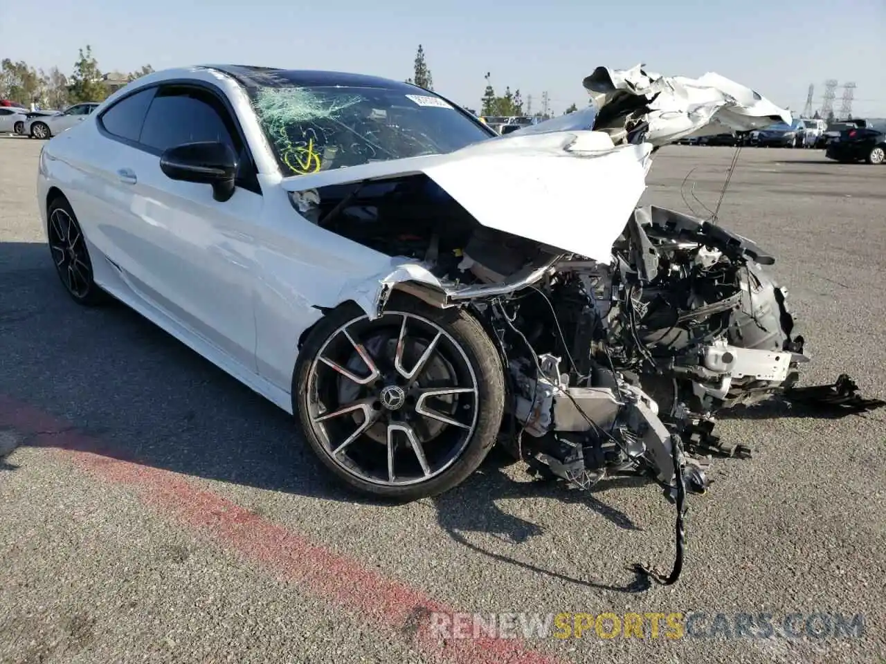 1 Photograph of a damaged car WDDWJ8DB1KF842787 MERCEDES-BENZ C-CLASS 2019