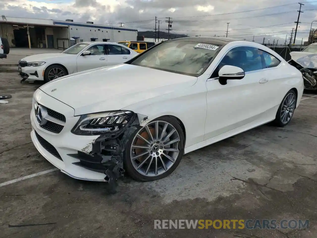 1 Photograph of a damaged car WDDWJ8DB1KF844717 MERCEDES-BENZ C-CLASS 2019