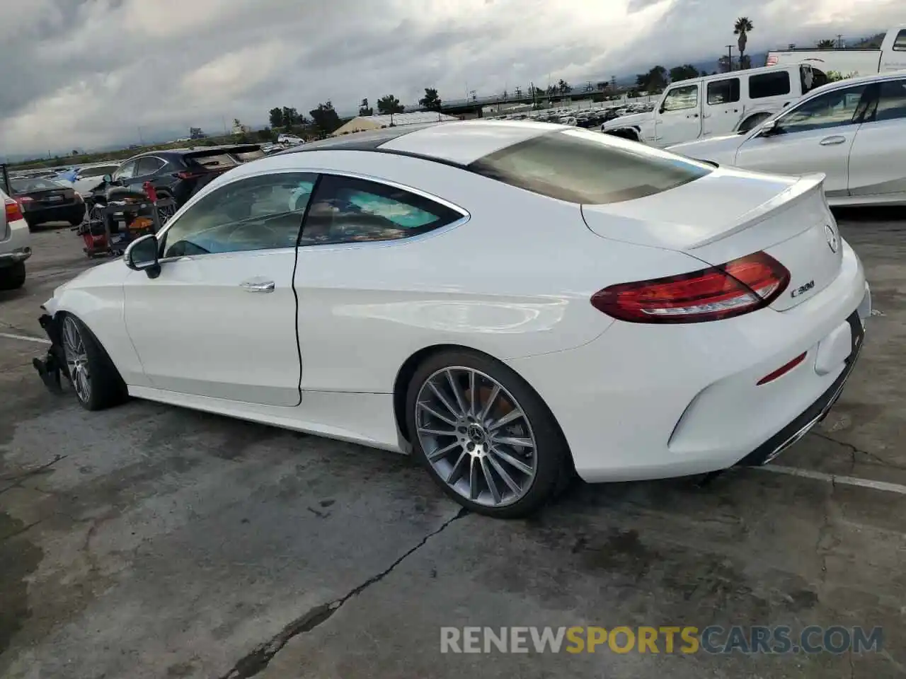 2 Photograph of a damaged car WDDWJ8DB1KF844717 MERCEDES-BENZ C-CLASS 2019