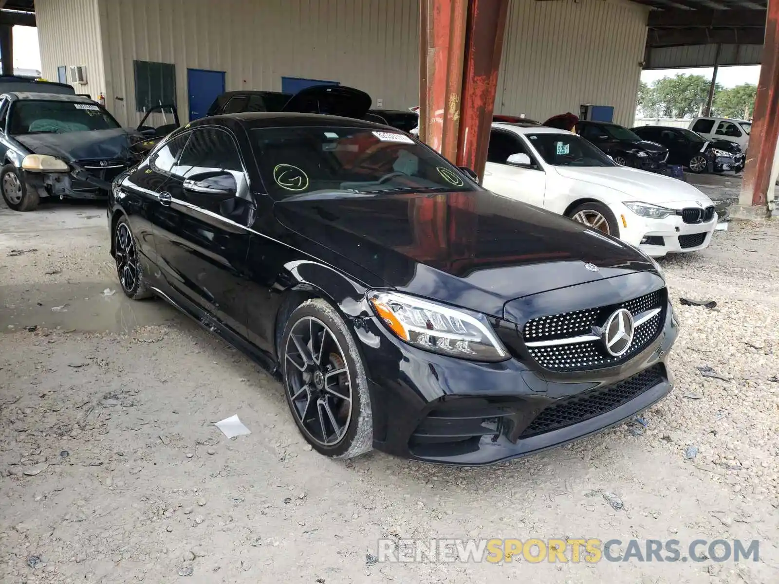 1 Photograph of a damaged car WDDWJ8DB1KF928133 MERCEDES-BENZ C-CLASS 2019