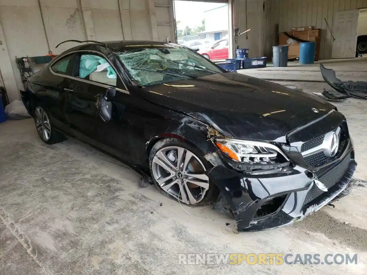 1 Photograph of a damaged car WDDWJ8DB2KF772345 MERCEDES-BENZ C-CLASS 2019