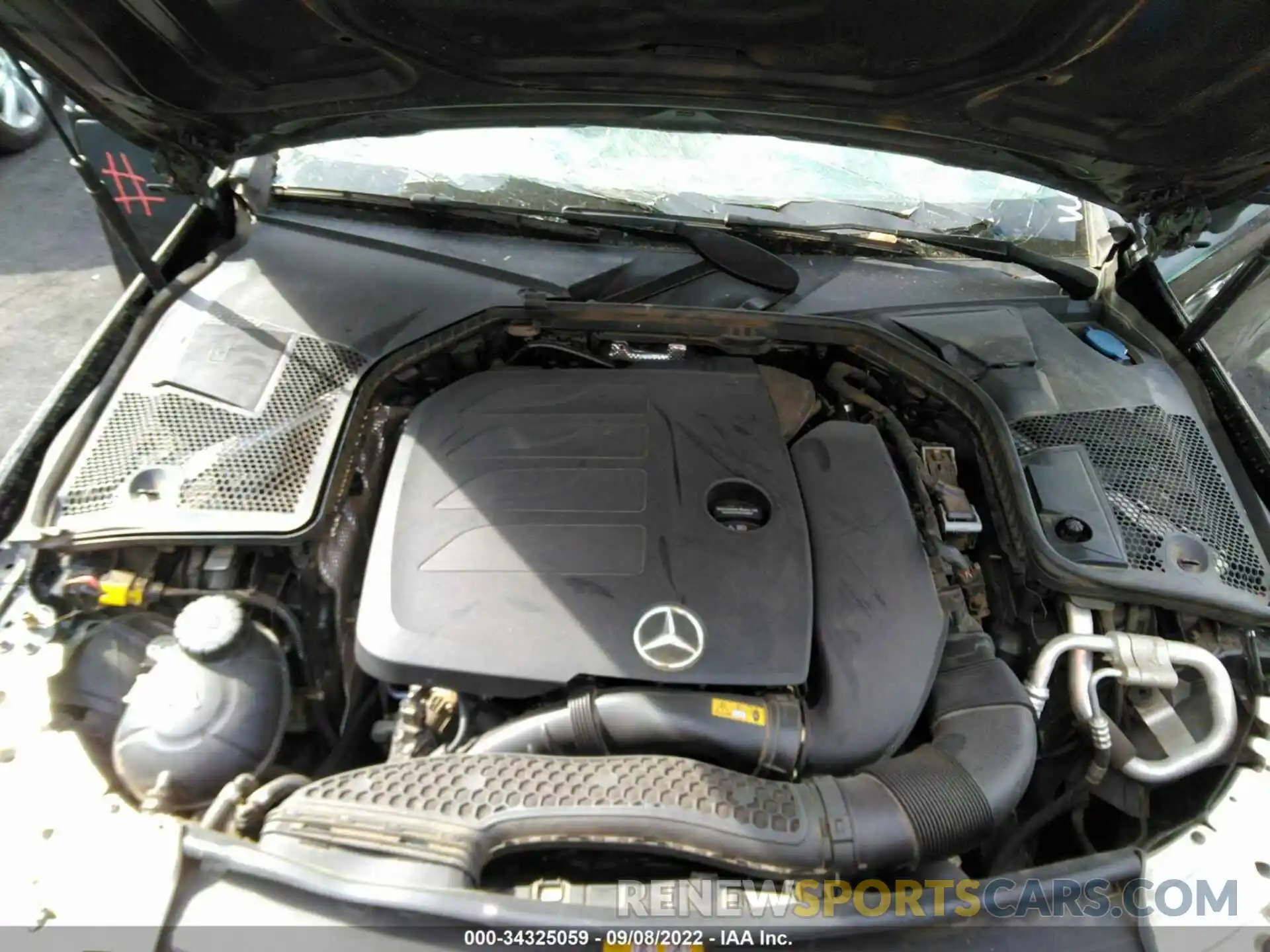 10 Photograph of a damaged car WDDWJ8DB2KF775181 MERCEDES-BENZ C-CLASS 2019