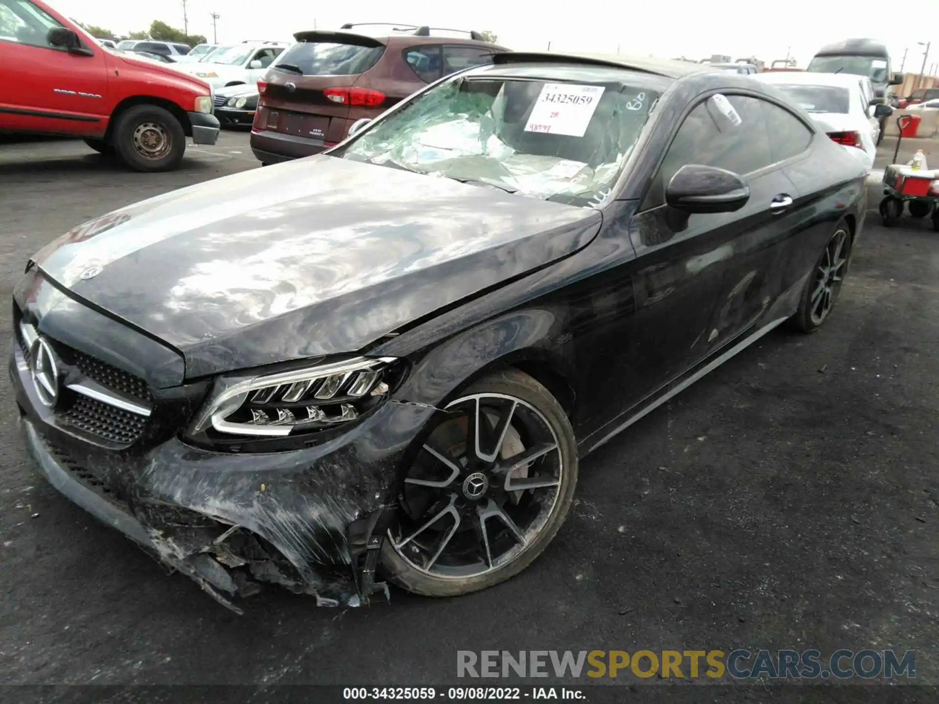 2 Photograph of a damaged car WDDWJ8DB2KF775181 MERCEDES-BENZ C-CLASS 2019