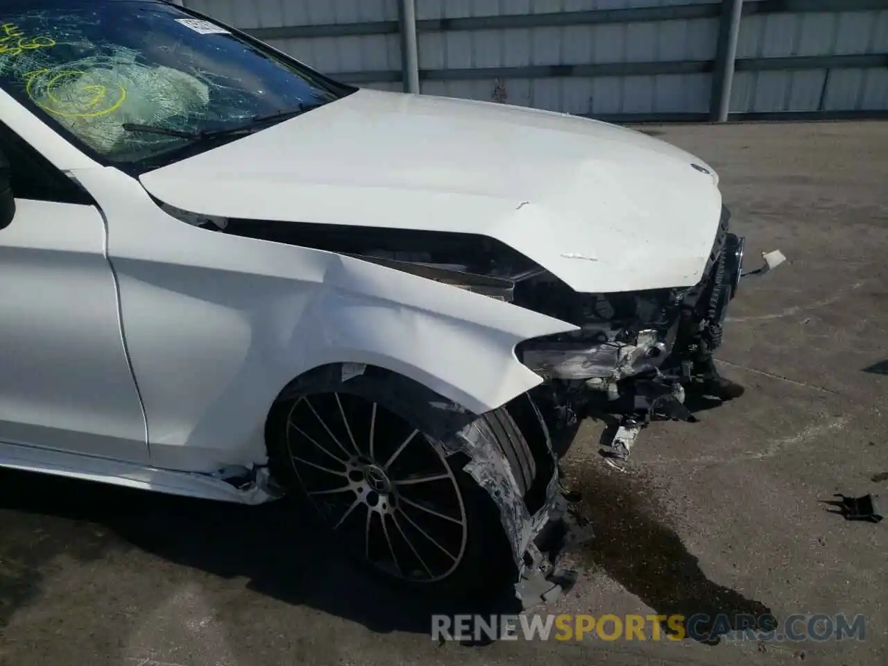 9 Photograph of a damaged car WDDWJ8DB2KF802475 MERCEDES-BENZ C-CLASS 2019