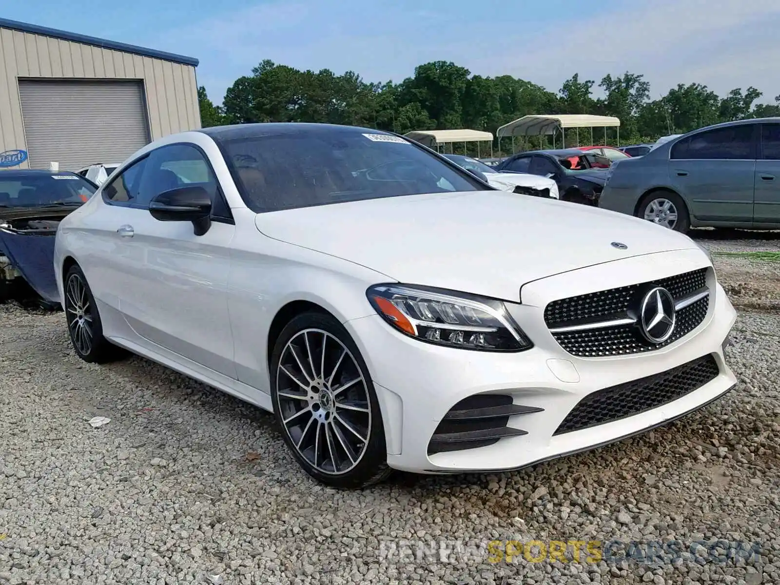 1 Photograph of a damaged car WDDWJ8DB2KF818692 MERCEDES-BENZ C CLASS 2019