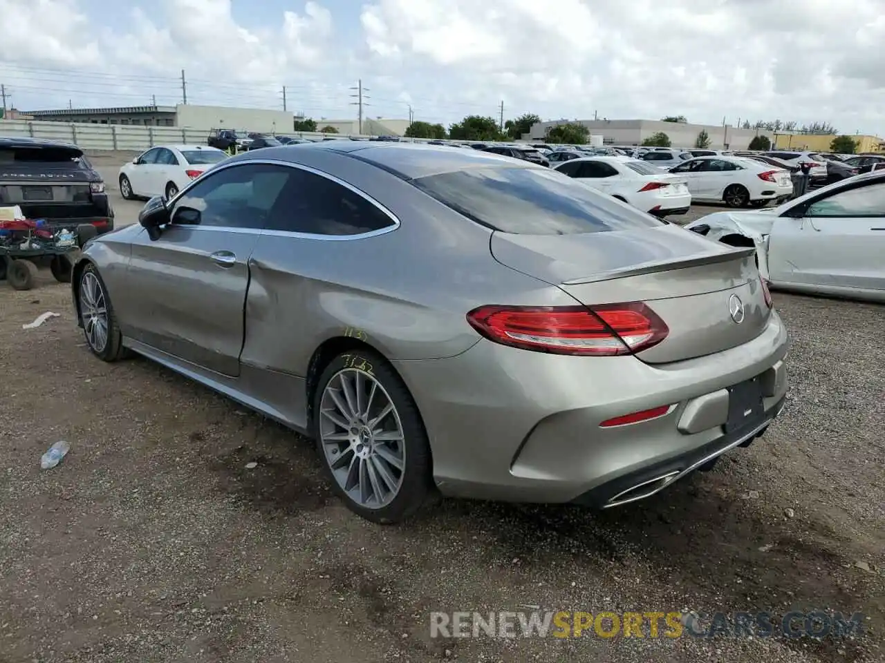 3 Photograph of a damaged car WDDWJ8DB2KF824640 MERCEDES-BENZ C-CLASS 2019