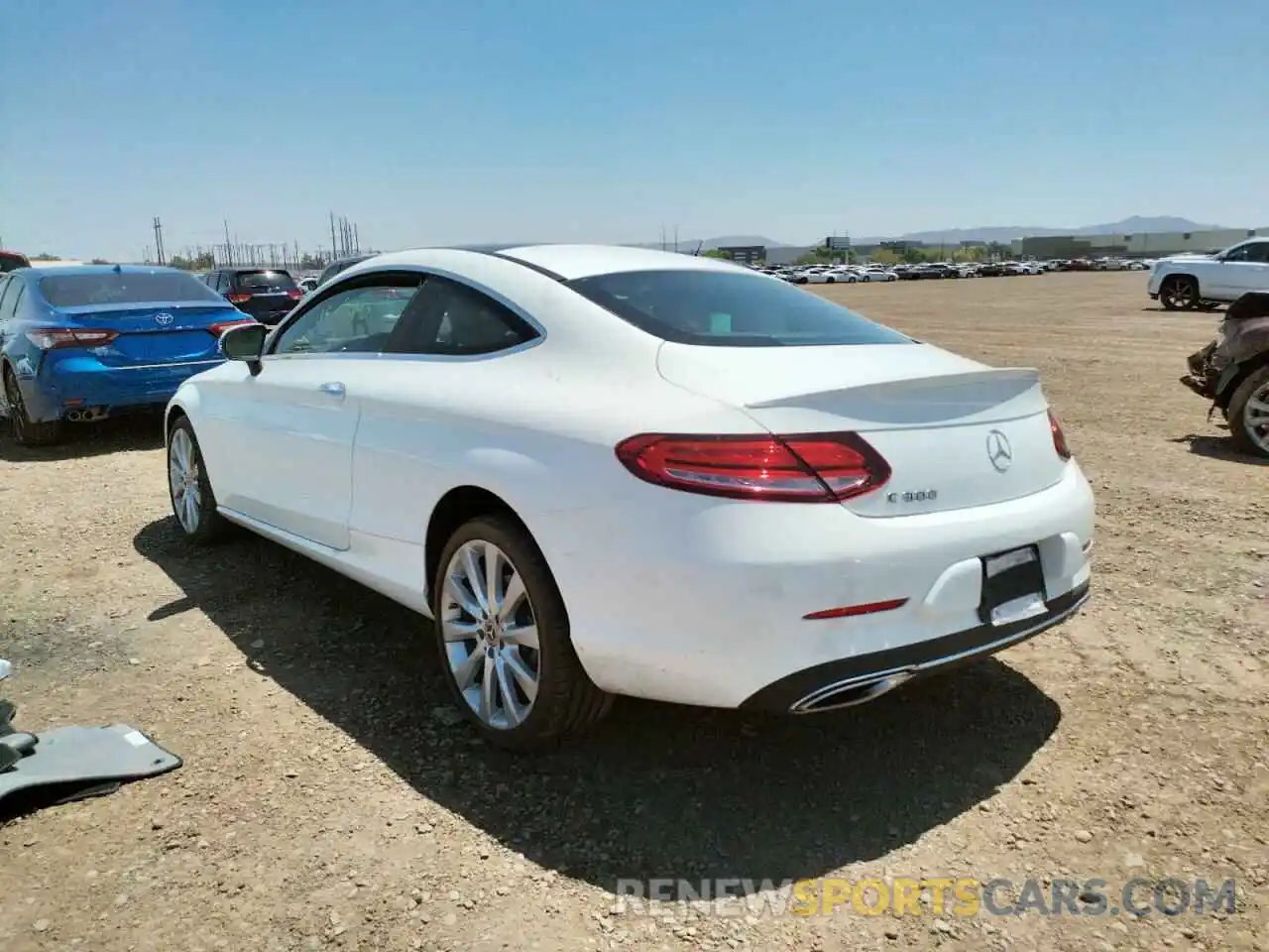 3 Photograph of a damaged car WDDWJ8DB2KF842362 MERCEDES-BENZ C-CLASS 2019