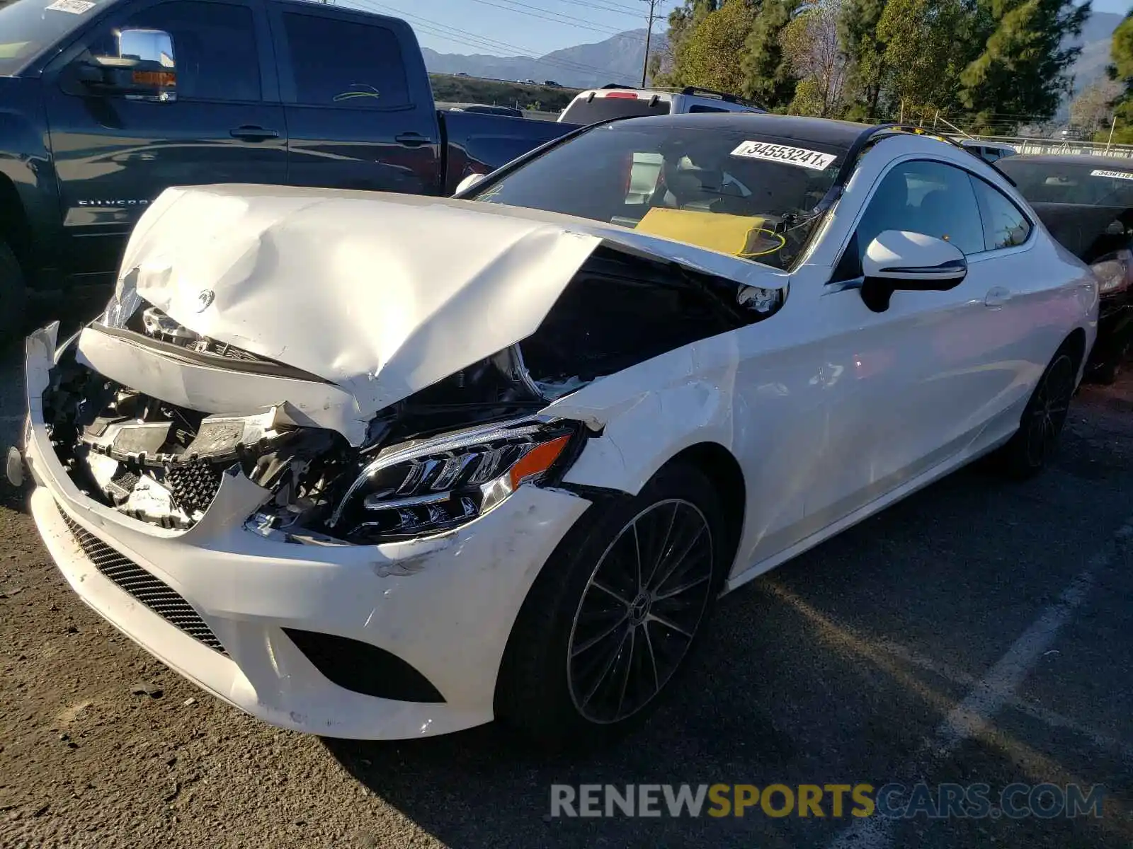 2 Photograph of a damaged car WDDWJ8DB2KF872459 MERCEDES-BENZ C CLASS 2019