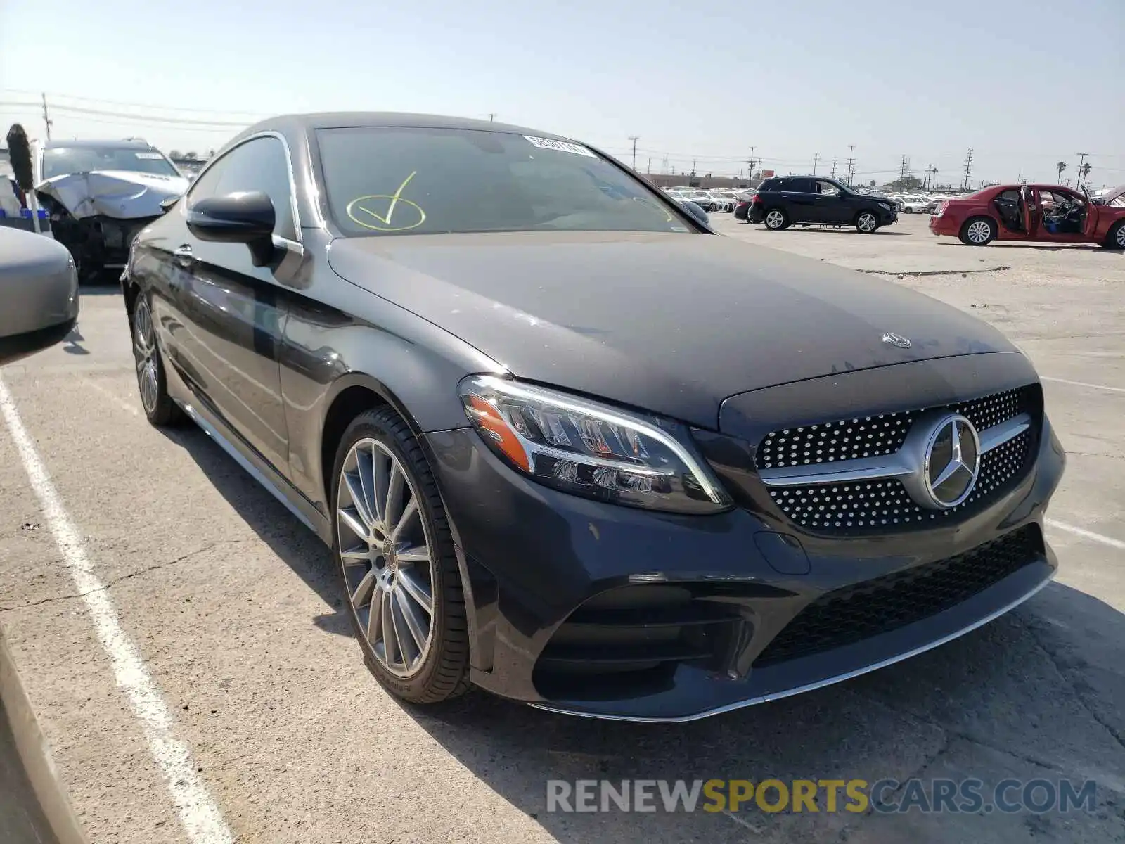 1 Photograph of a damaged car WDDWJ8DB3KF777764 MERCEDES-BENZ C-CLASS 2019