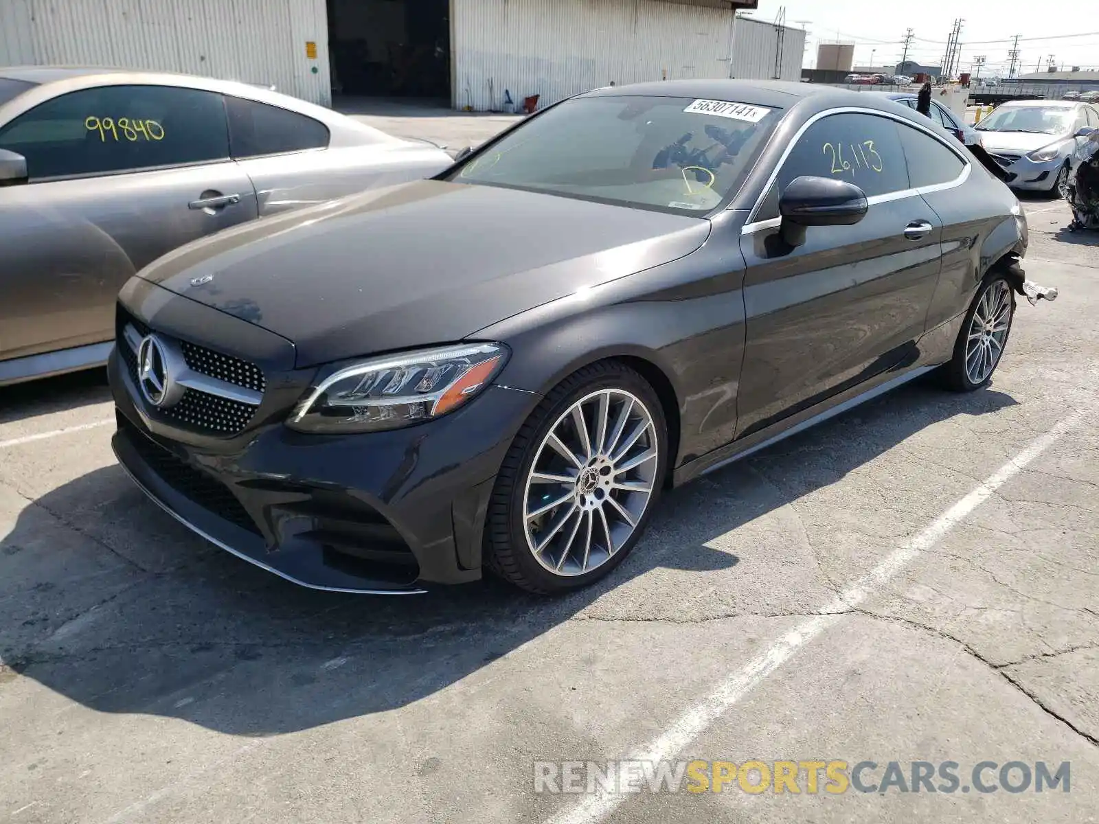 2 Photograph of a damaged car WDDWJ8DB3KF777764 MERCEDES-BENZ C-CLASS 2019