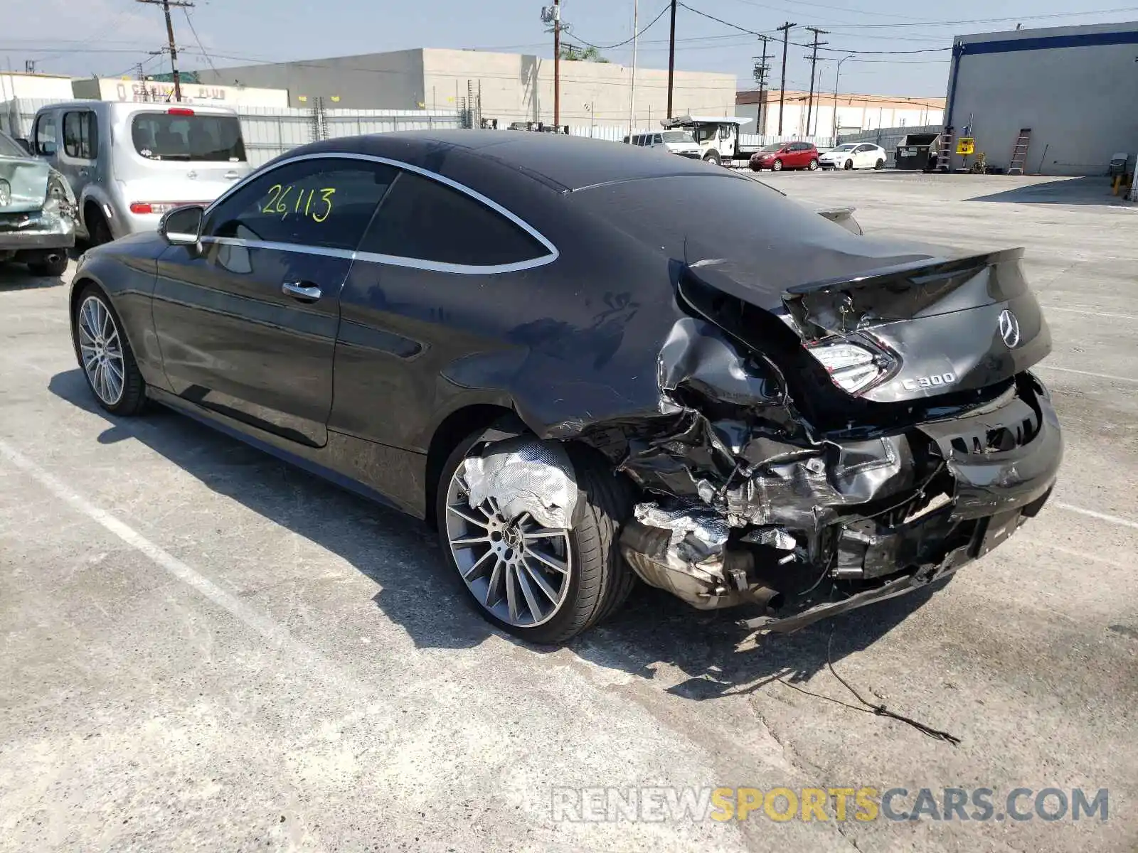 3 Photograph of a damaged car WDDWJ8DB3KF777764 MERCEDES-BENZ C-CLASS 2019