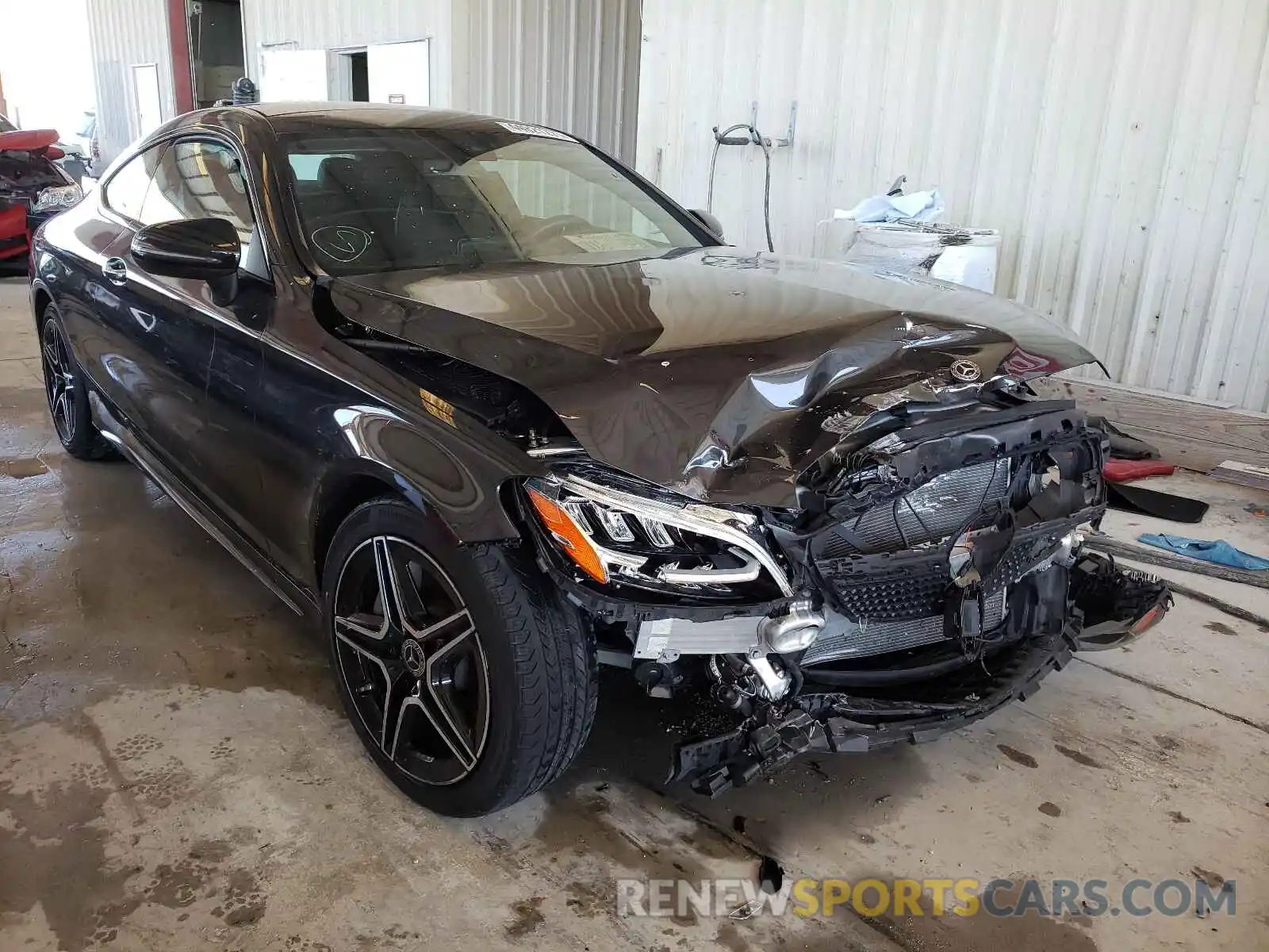 1 Photograph of a damaged car WDDWJ8DB3KF805658 MERCEDES-BENZ C CLASS 2019