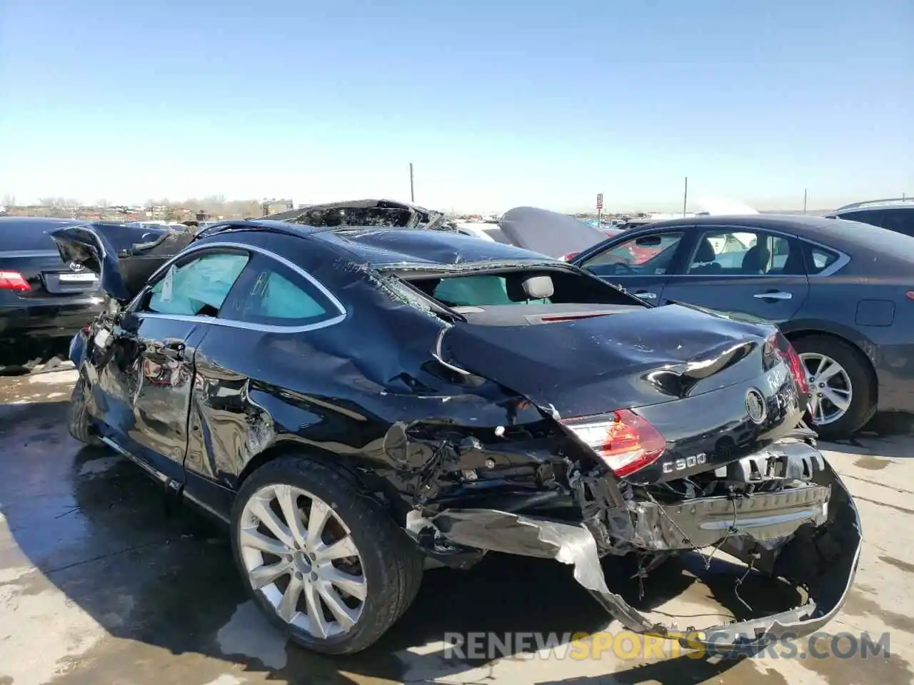 3 Photograph of a damaged car WDDWJ8DB3KF825148 MERCEDES-BENZ C-CLASS 2019