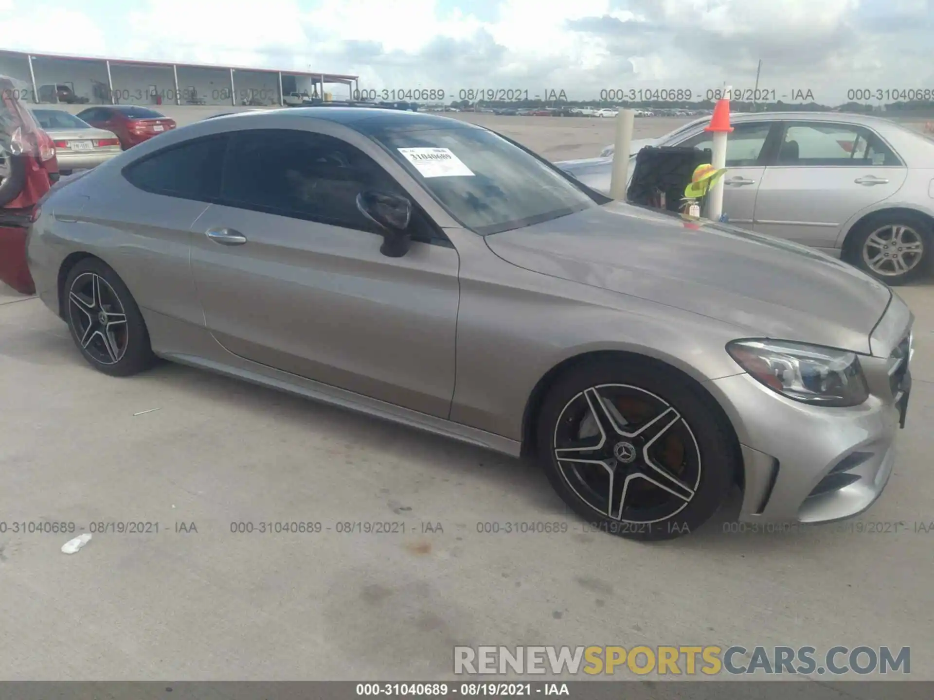 1 Photograph of a damaged car WDDWJ8DB3KF843696 MERCEDES-BENZ C-CLASS 2019