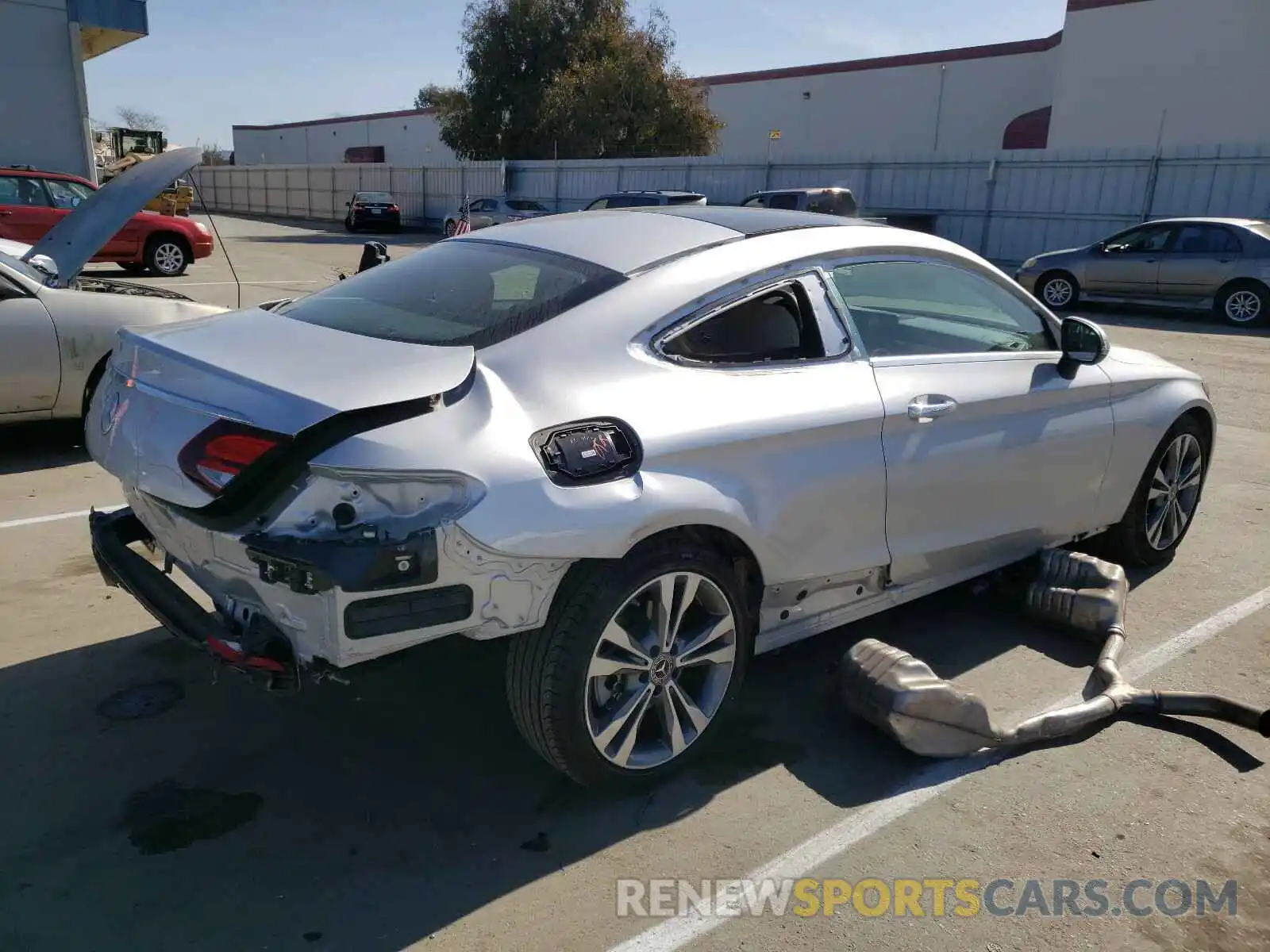 4 Photograph of a damaged car WDDWJ8DB3KF874415 MERCEDES-BENZ C CLASS 2019