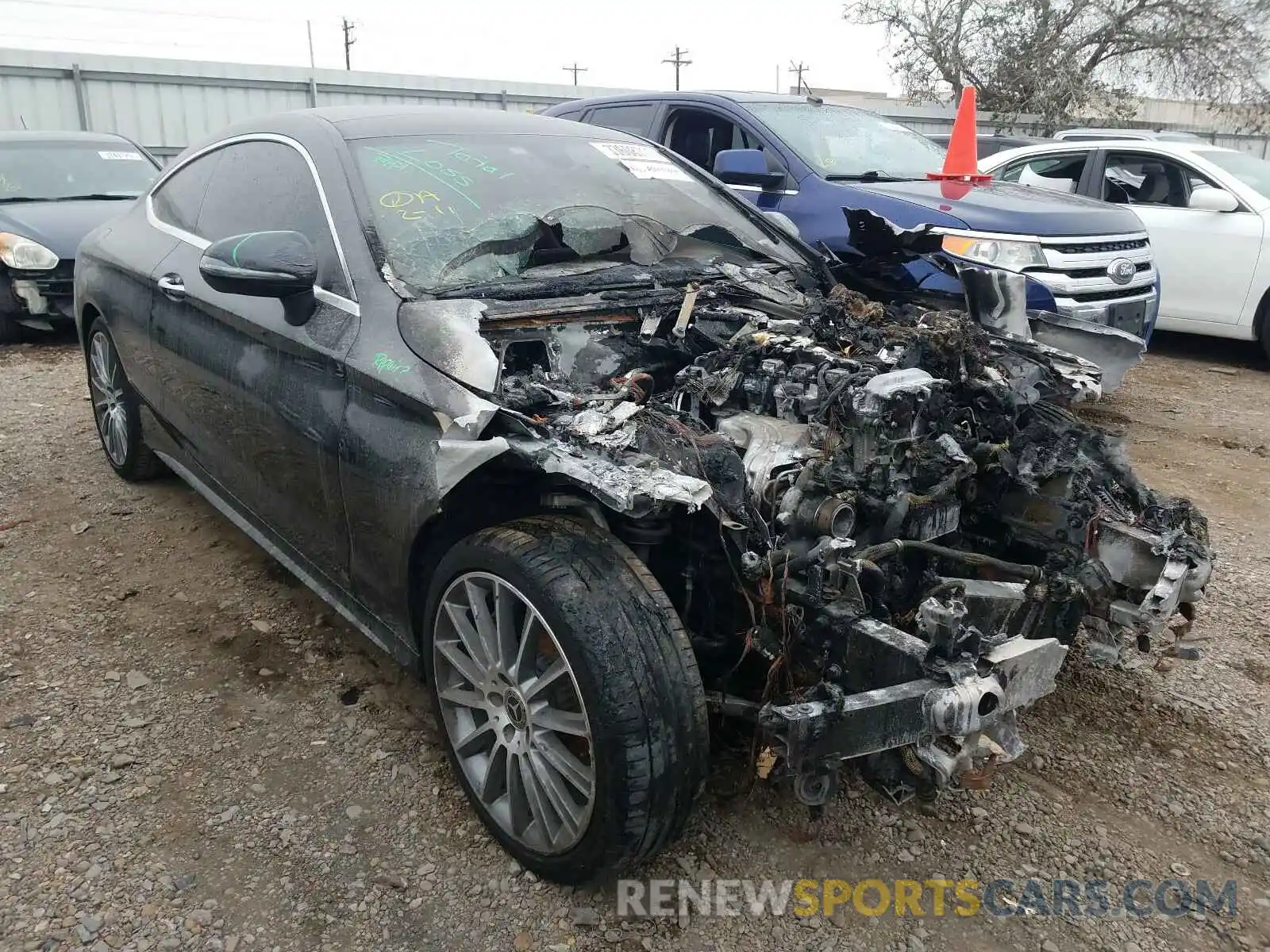 1 Photograph of a damaged car WDDWJ8DB4KF772623 MERCEDES-BENZ C CLASS 2019