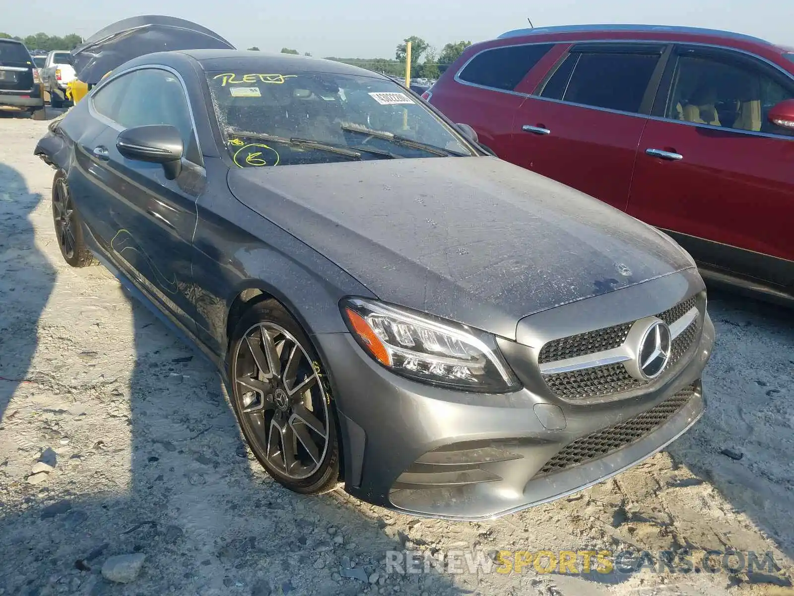 1 Photograph of a damaged car WDDWJ8DB4KF774601 MERCEDES-BENZ C CLASS 2019