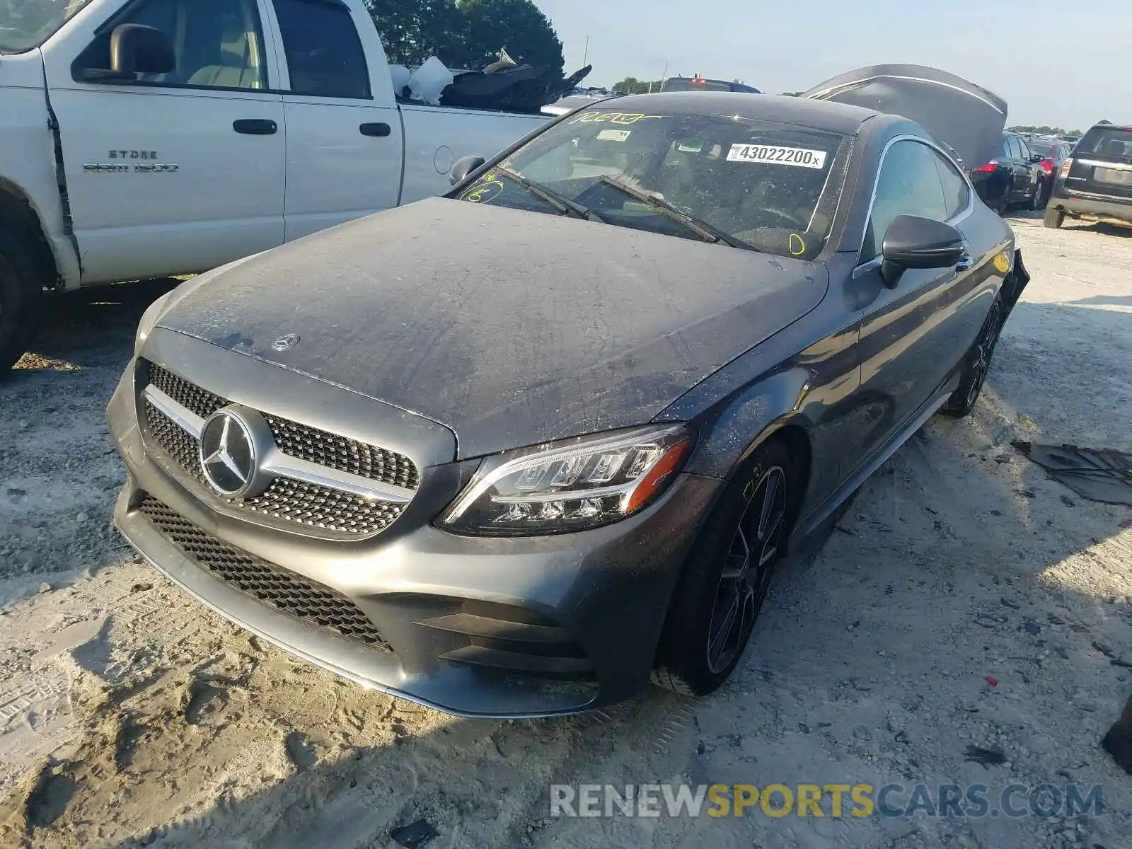 2 Photograph of a damaged car WDDWJ8DB4KF774601 MERCEDES-BENZ C CLASS 2019