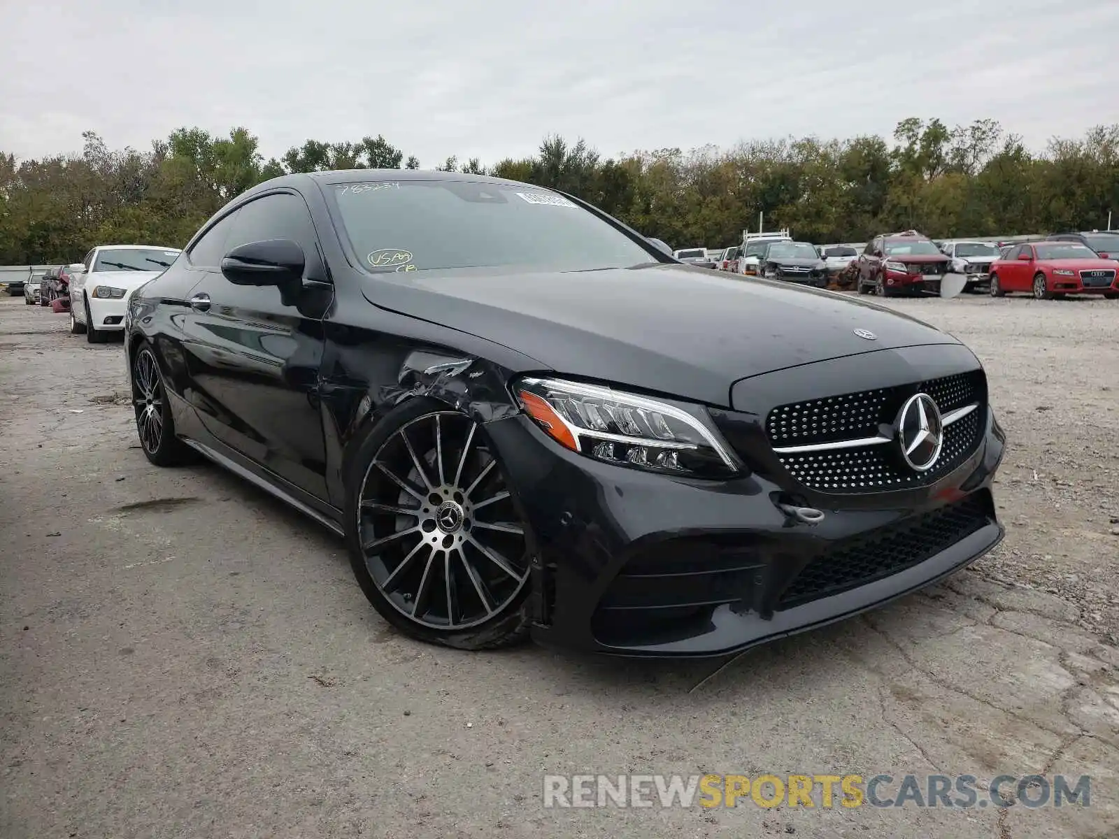 1 Photograph of a damaged car WDDWJ8DB4KF783234 MERCEDES-BENZ C-CLASS 2019