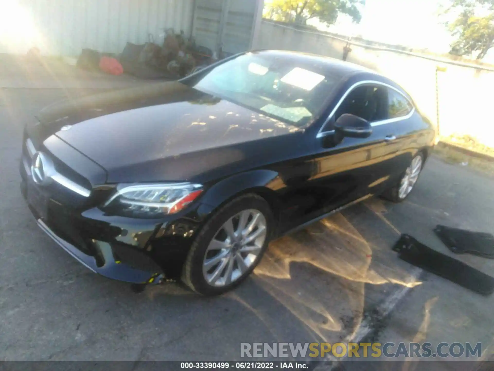 2 Photograph of a damaged car WDDWJ8DB4KF800243 MERCEDES-BENZ C-CLASS 2019