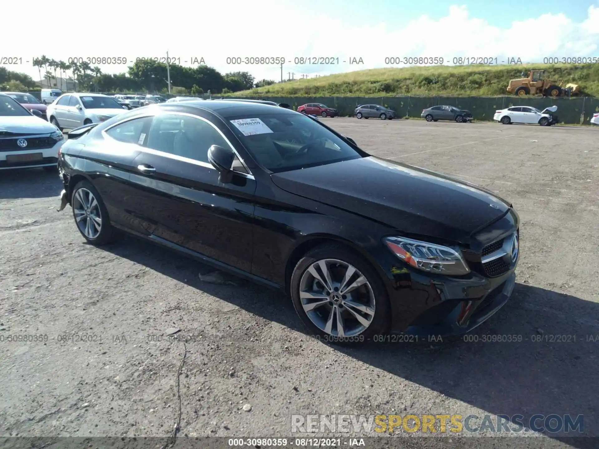 1 Photograph of a damaged car WDDWJ8DB4KF833842 MERCEDES-BENZ C-CLASS 2019