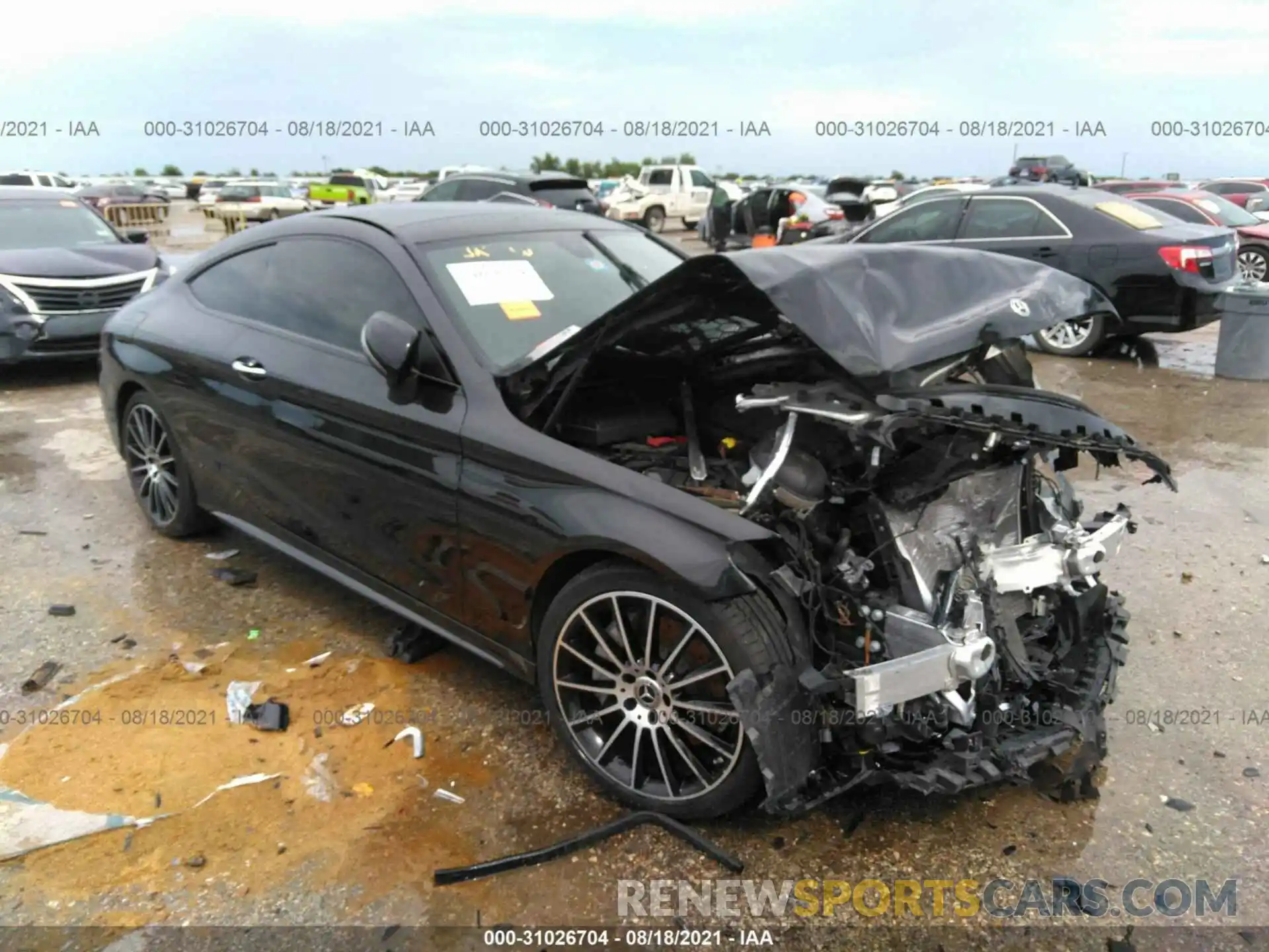 1 Photograph of a damaged car WDDWJ8DB4KF852729 MERCEDES-BENZ C-CLASS 2019