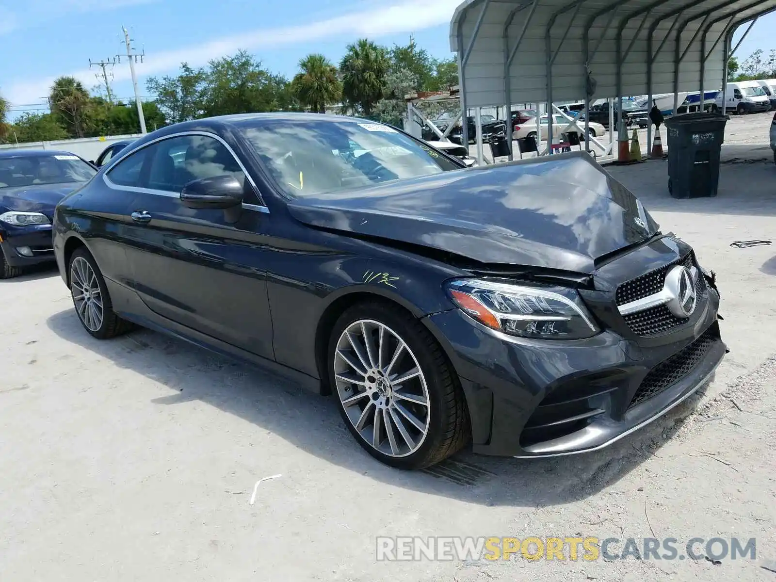 1 Photograph of a damaged car WDDWJ8DB5KF814166 MERCEDES-BENZ C CLASS 2019