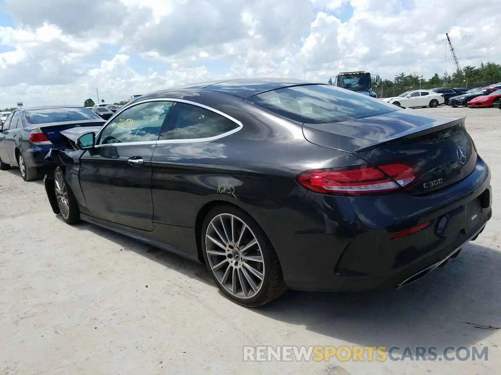 3 Photograph of a damaged car WDDWJ8DB5KF814166 MERCEDES-BENZ C CLASS 2019