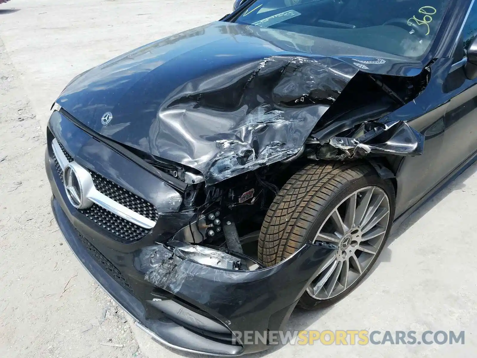 9 Photograph of a damaged car WDDWJ8DB5KF814166 MERCEDES-BENZ C CLASS 2019