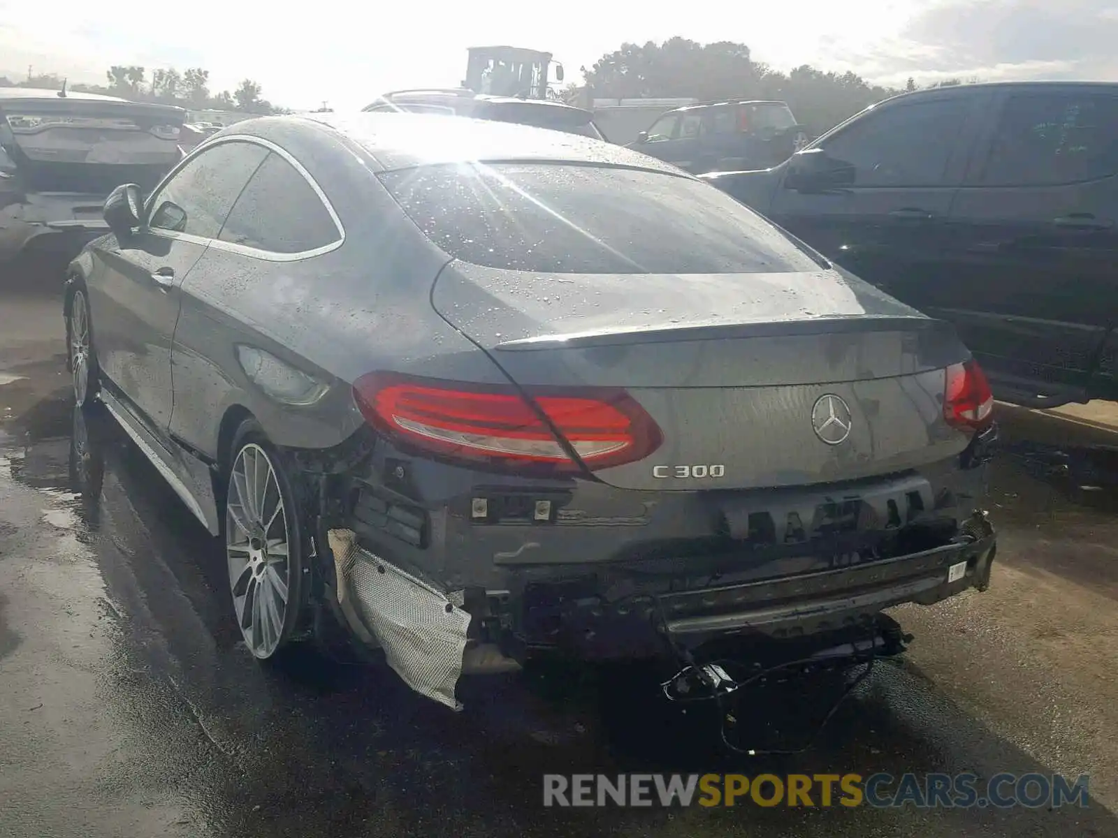 3 Photograph of a damaged car WDDWJ8DB6KF777094 MERCEDES-BENZ C CLASS 2019