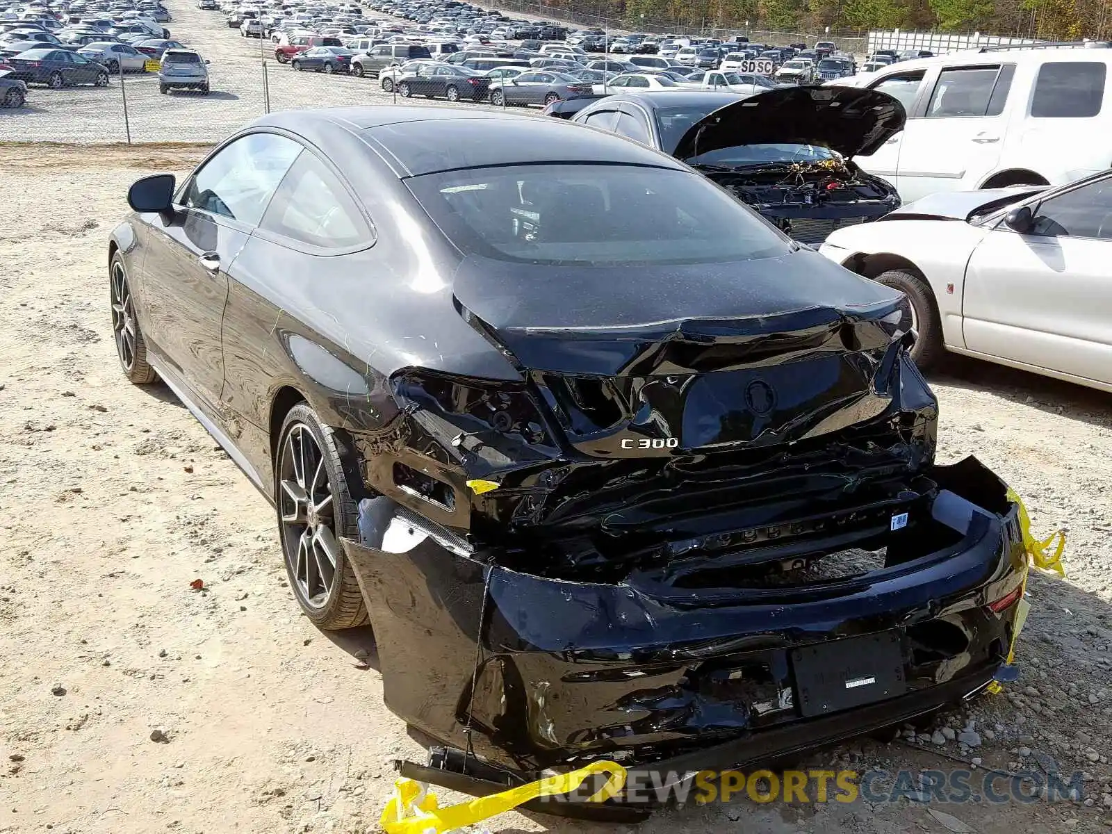 3 Photograph of a damaged car WDDWJ8DB6KF803449 MERCEDES-BENZ C CLASS 2019