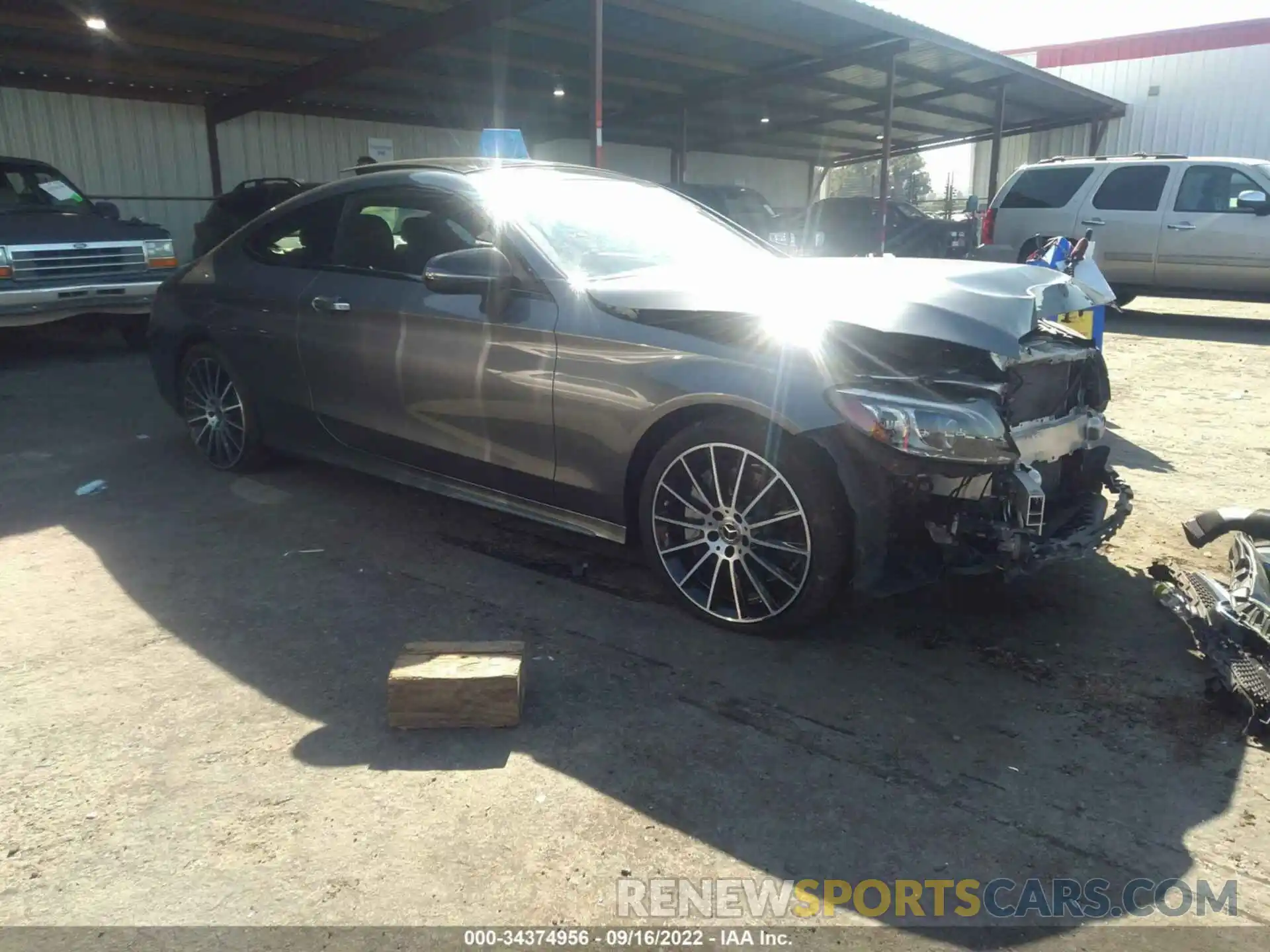 1 Photograph of a damaged car WDDWJ8DB6KF804309 MERCEDES-BENZ C-CLASS 2019