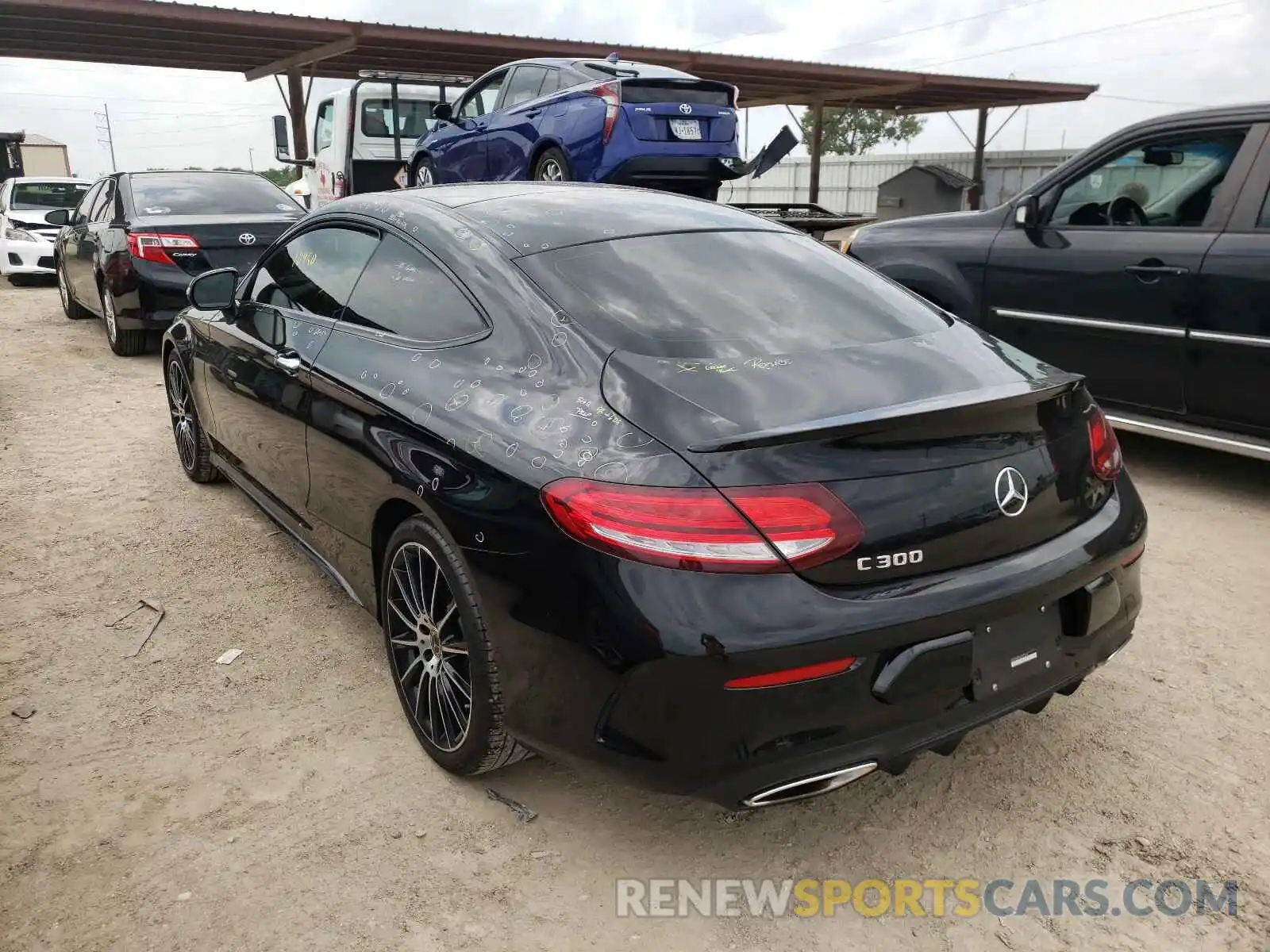 3 Photograph of a damaged car WDDWJ8DB6KF833549 MERCEDES-BENZ C-CLASS 2019