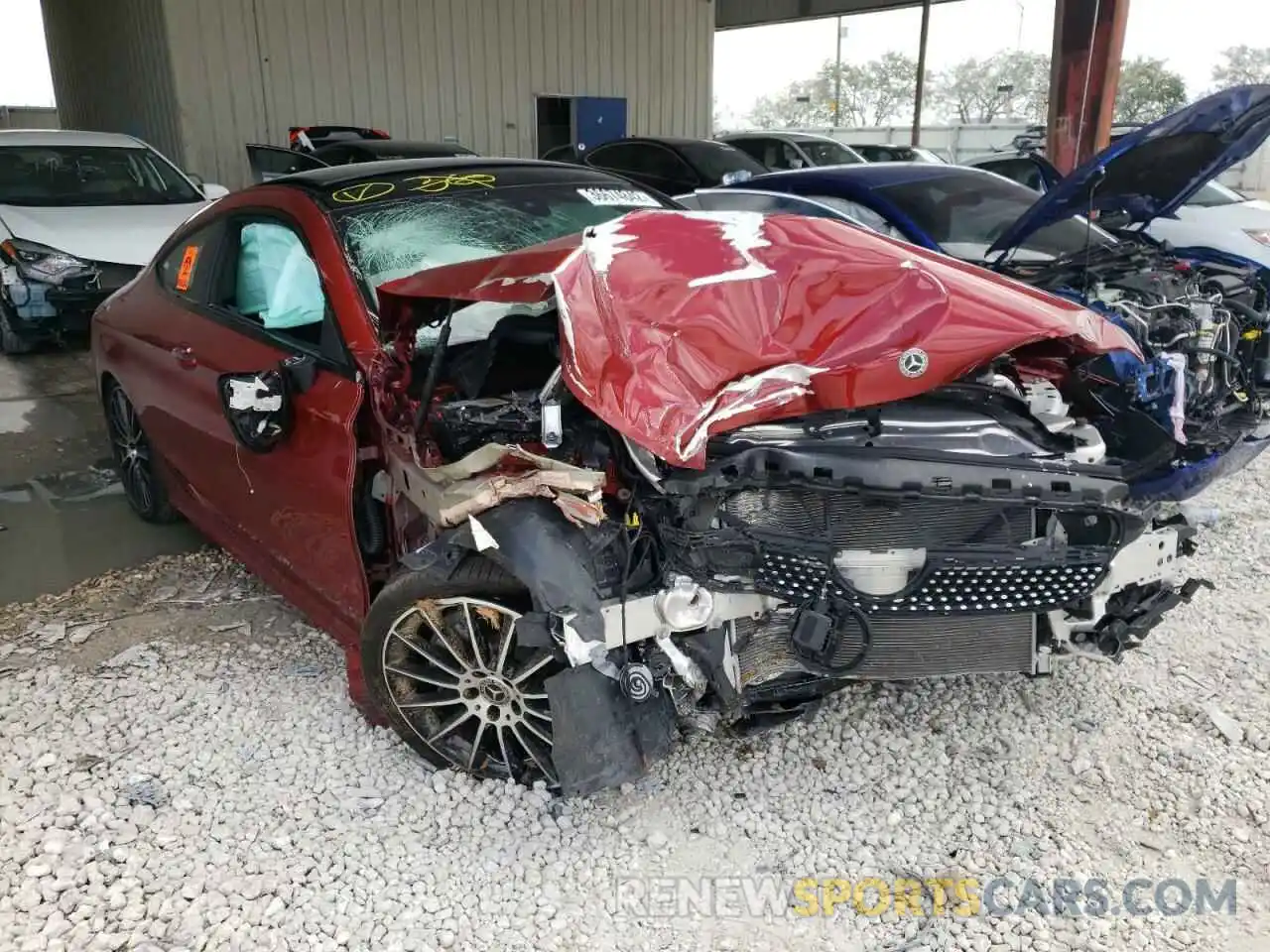 1 Photograph of a damaged car WDDWJ8DB6KF852943 MERCEDES-BENZ C-CLASS 2019