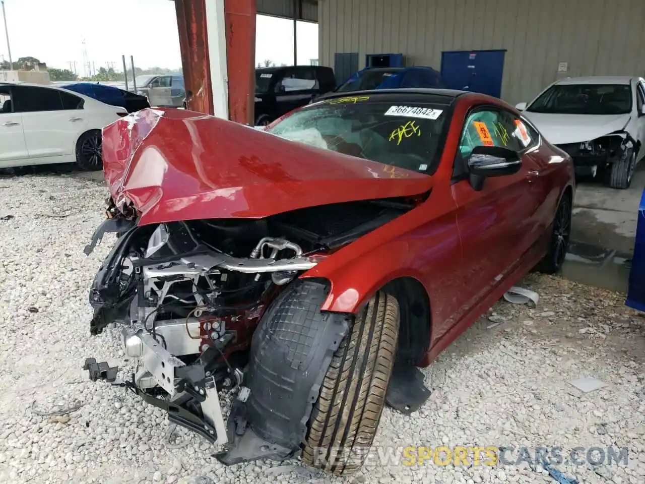 2 Photograph of a damaged car WDDWJ8DB6KF852943 MERCEDES-BENZ C-CLASS 2019