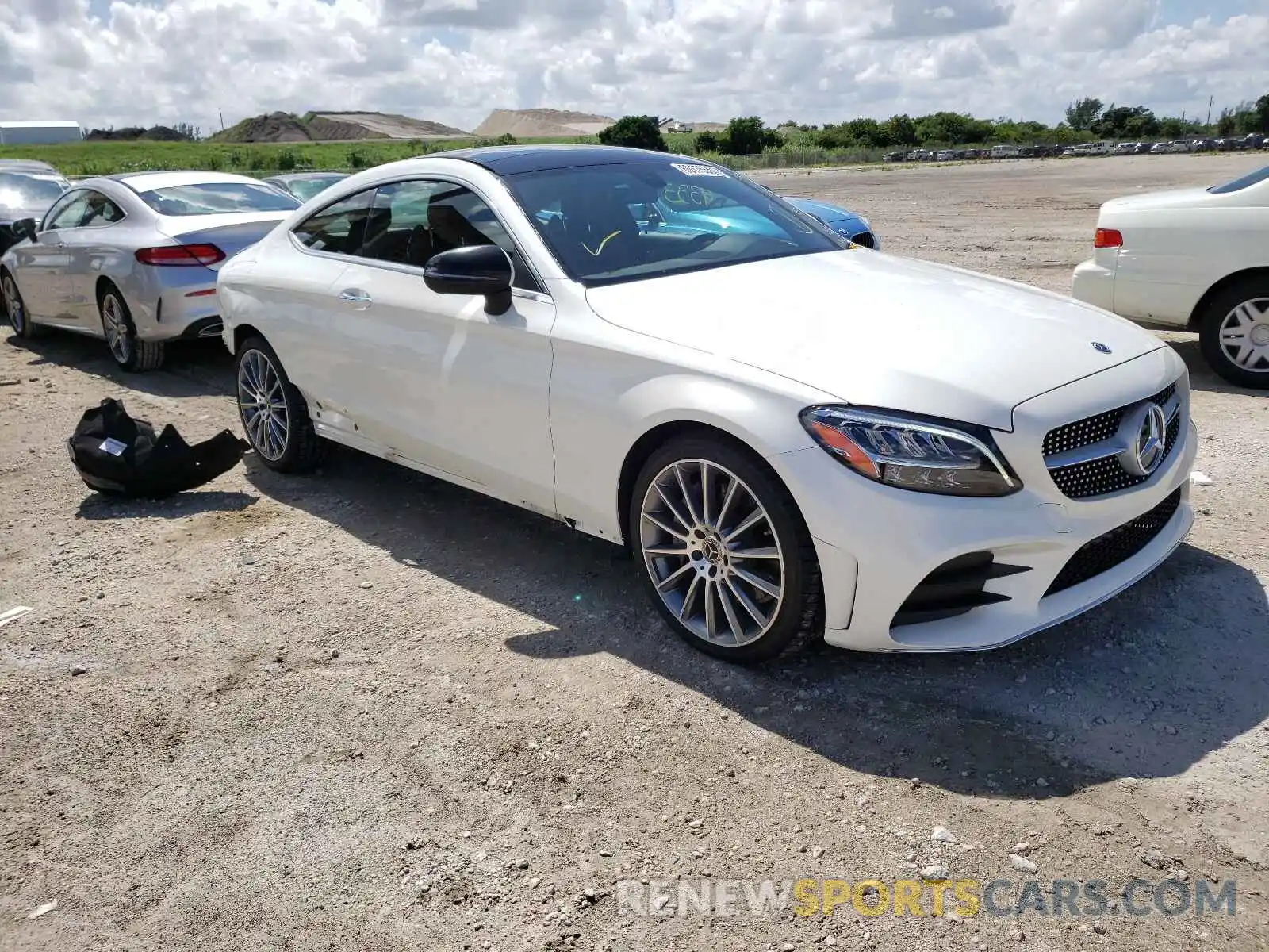 1 Photograph of a damaged car WDDWJ8DB6KF858869 MERCEDES-BENZ C-CLASS 2019