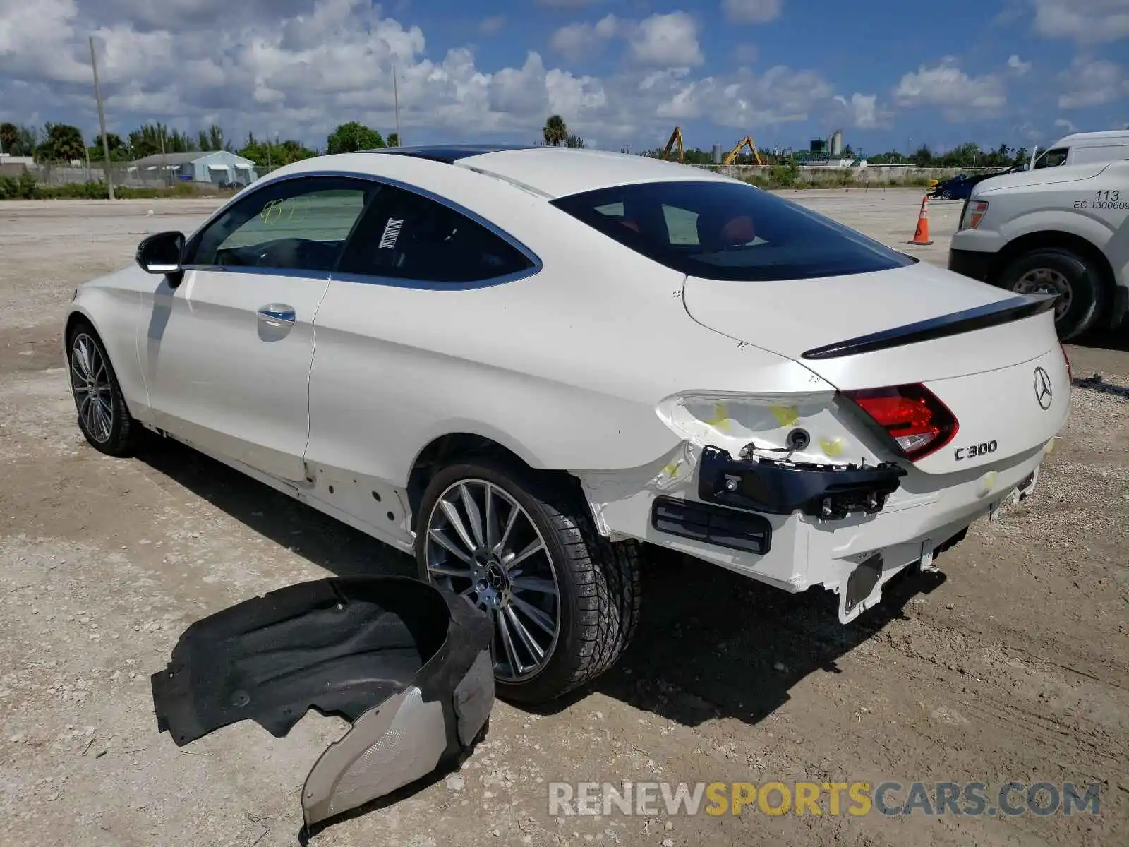 3 Photograph of a damaged car WDDWJ8DB6KF858869 MERCEDES-BENZ C-CLASS 2019