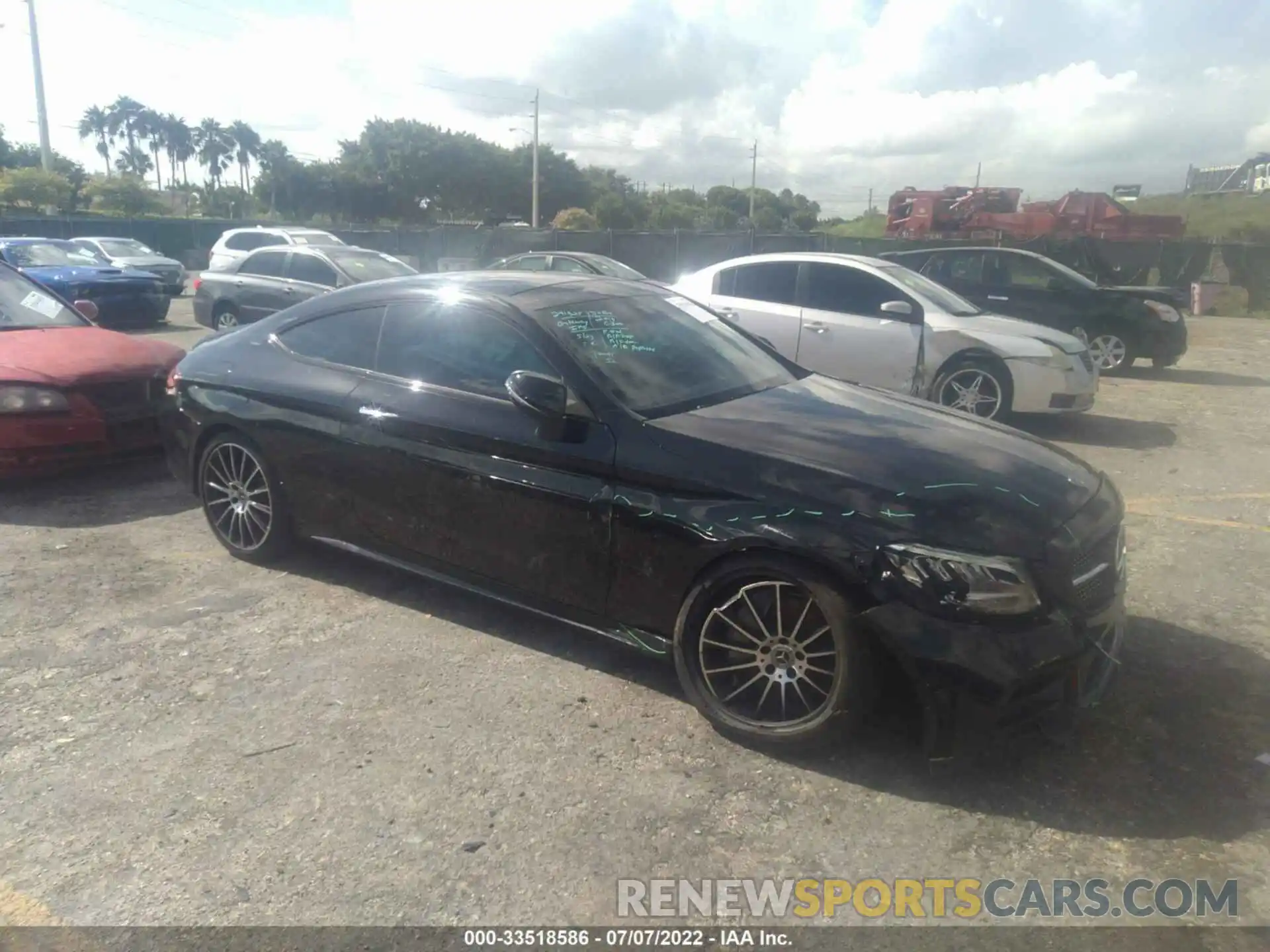 1 Photograph of a damaged car WDDWJ8DB6KF880760 MERCEDES-BENZ C-CLASS 2019