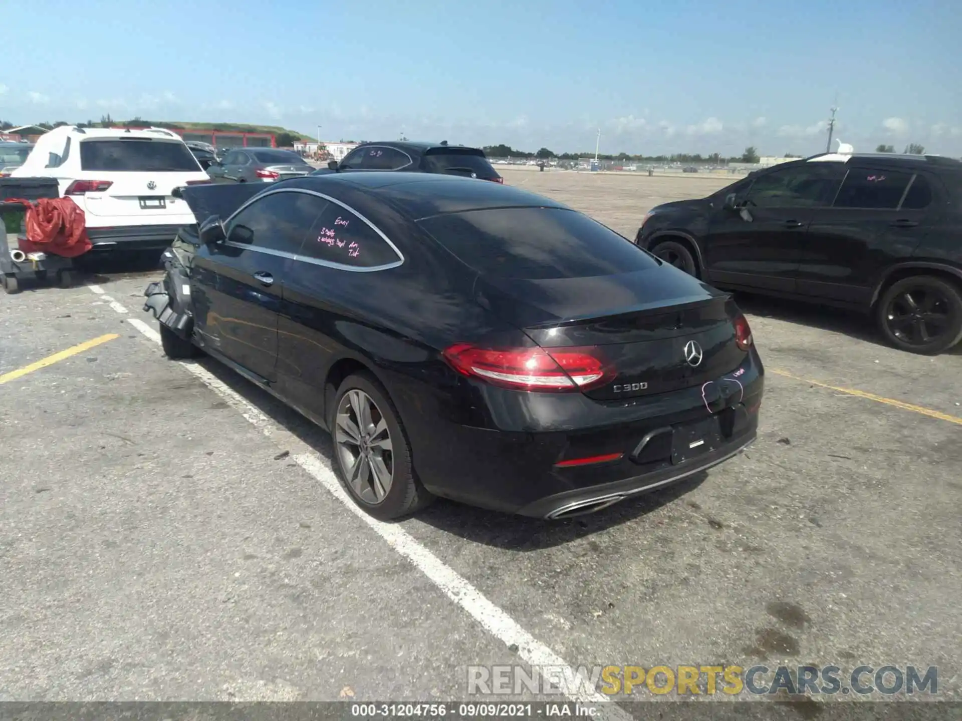 3 Photograph of a damaged car WDDWJ8DB6KF927141 MERCEDES-BENZ C-CLASS 2019