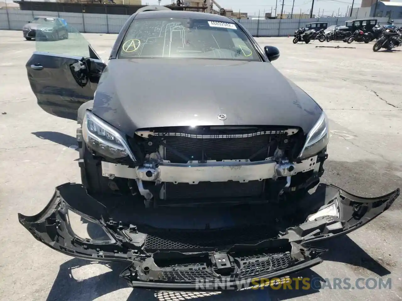 9 Photograph of a damaged car WDDWJ8DB7KF774771 MERCEDES-BENZ C-CLASS 2019