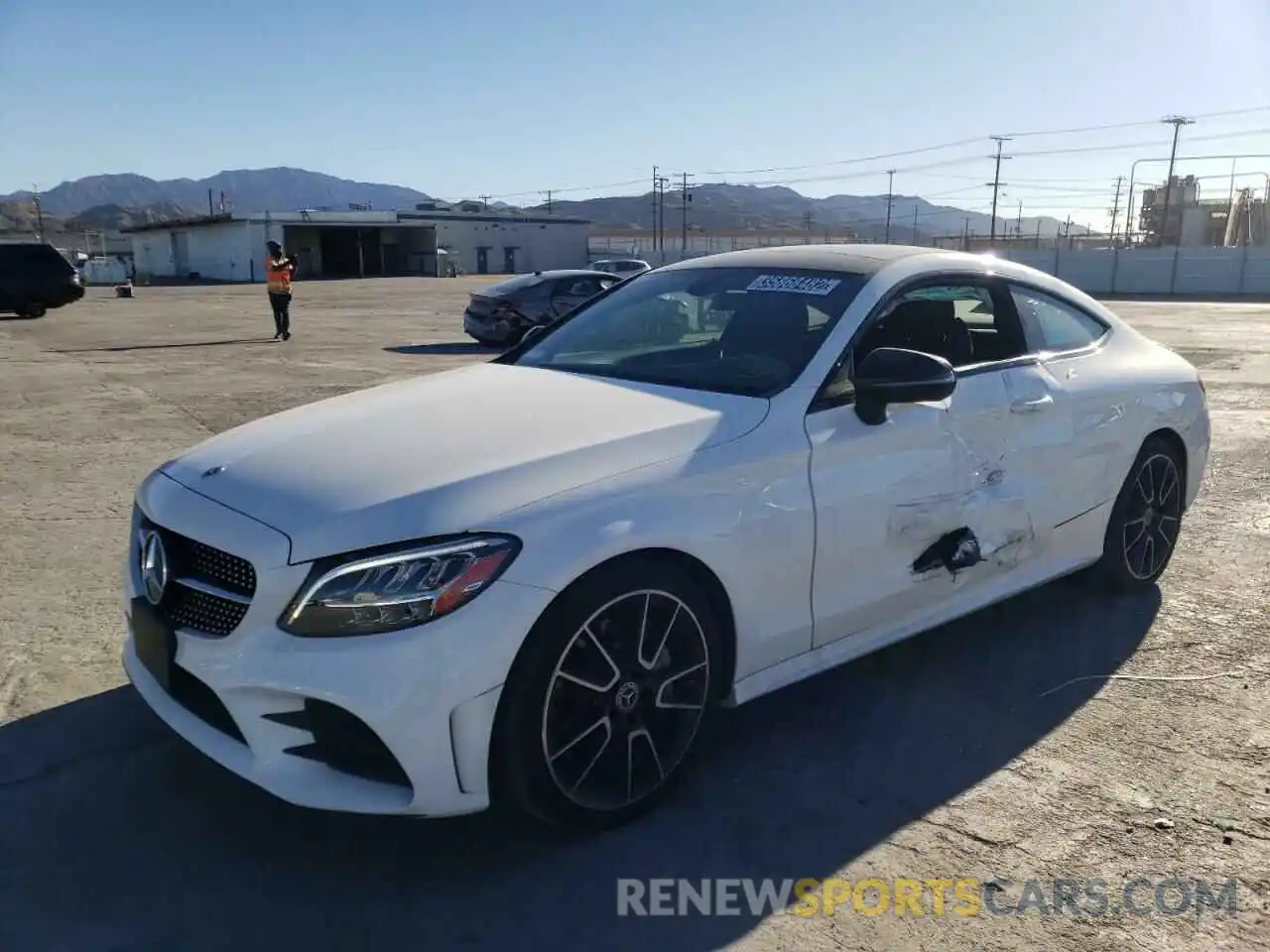 2 Photograph of a damaged car WDDWJ8DB7KF824228 MERCEDES-BENZ C-CLASS 2019