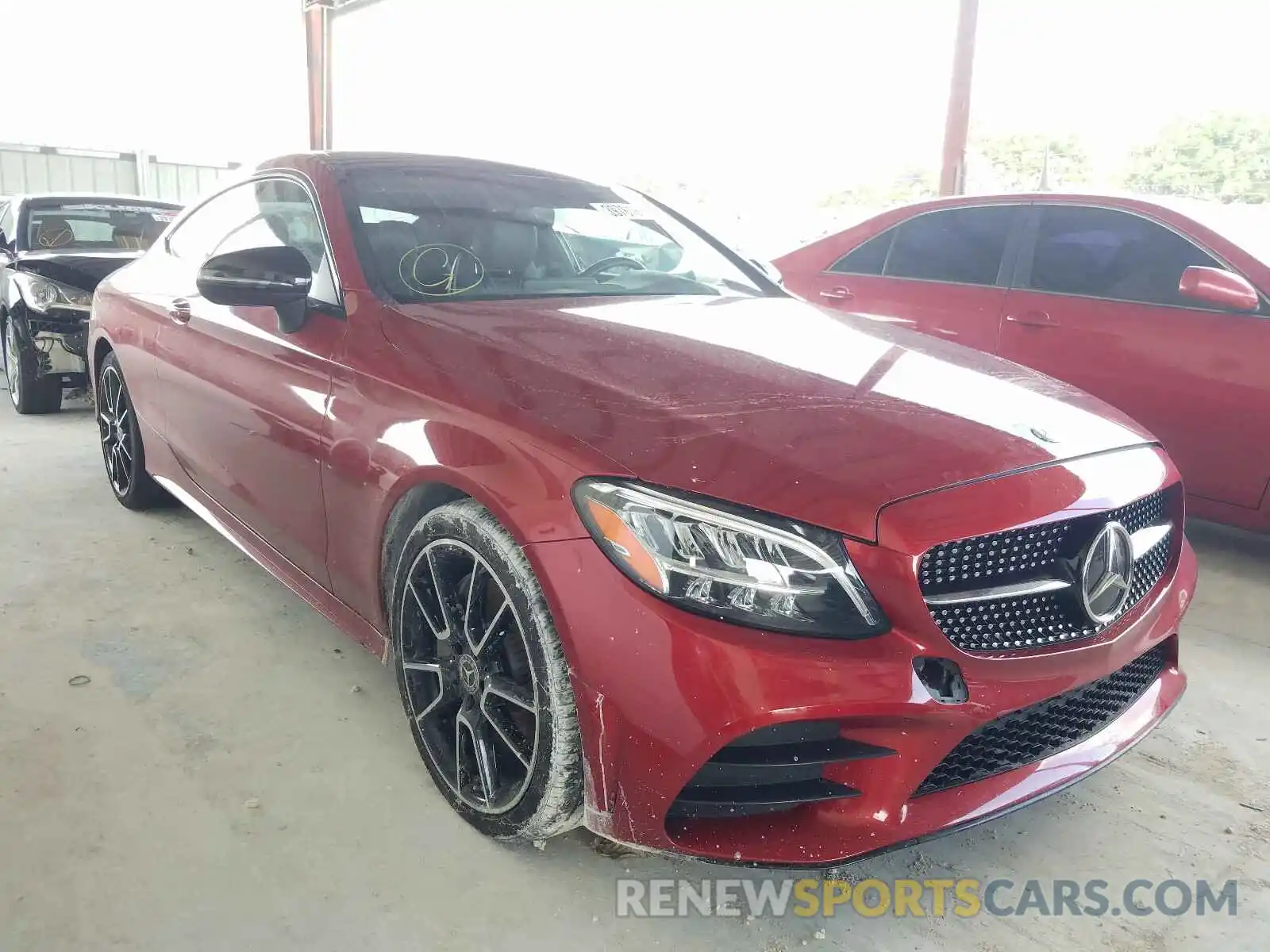 1 Photograph of a damaged car WDDWJ8DB7KF842471 MERCEDES-BENZ C CLASS 2019