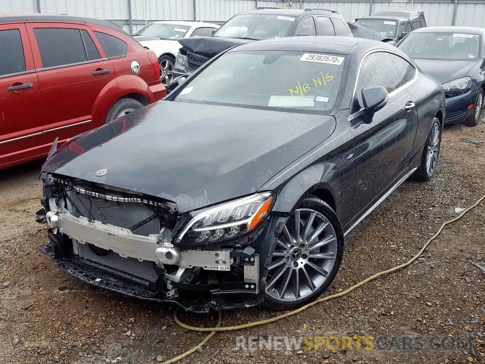 2 Photograph of a damaged car WDDWJ8DB7KF852384 MERCEDES-BENZ C CLASS 2019