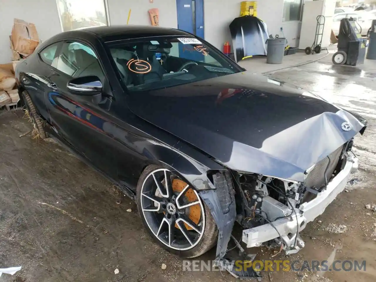 1 Photograph of a damaged car WDDWJ8DB7KF928136 MERCEDES-BENZ C-CLASS 2019