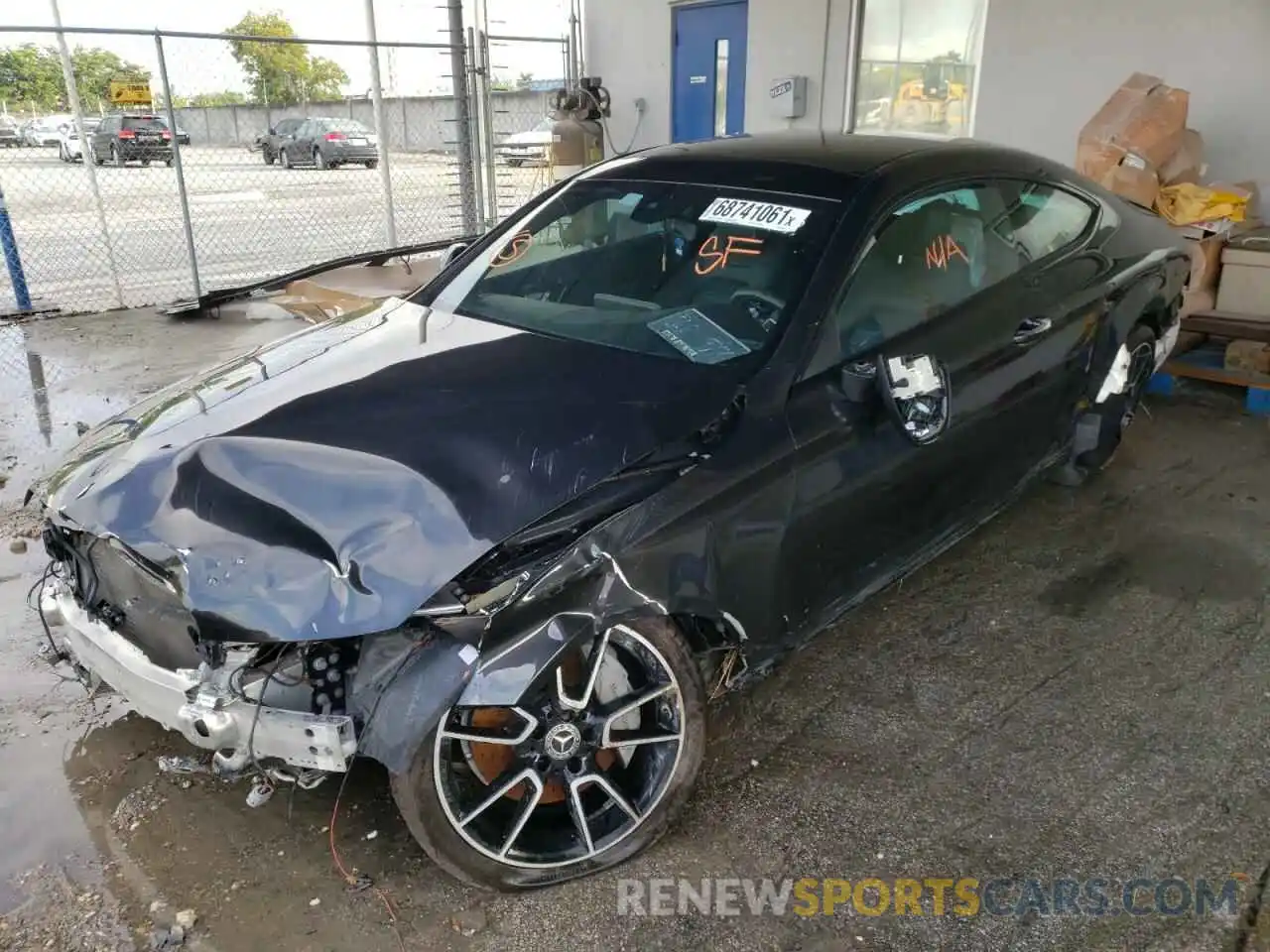 2 Photograph of a damaged car WDDWJ8DB7KF928136 MERCEDES-BENZ C-CLASS 2019