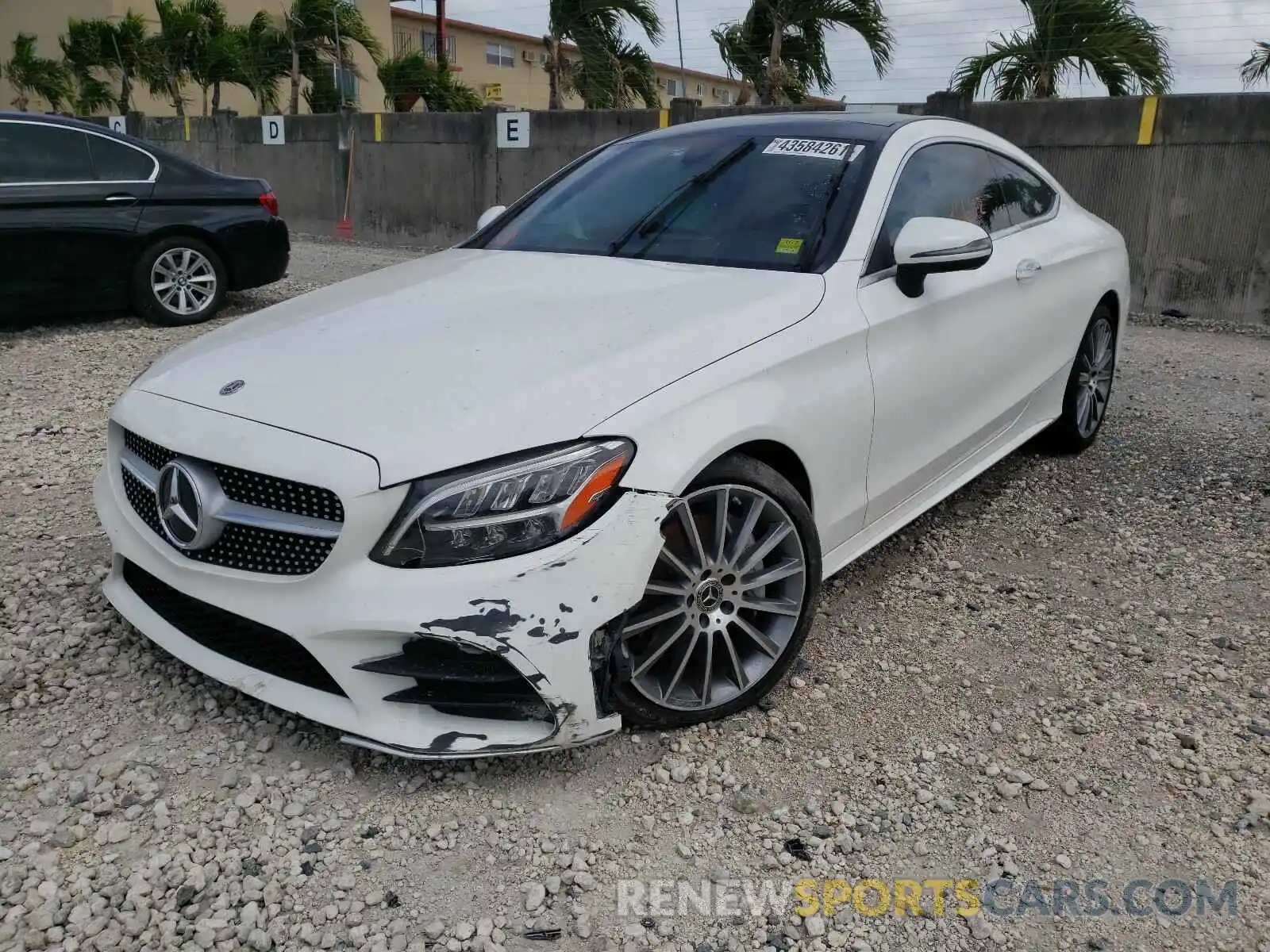 2 Photograph of a damaged car WDDWJ8DB8KF775427 MERCEDES-BENZ C CLASS 2019