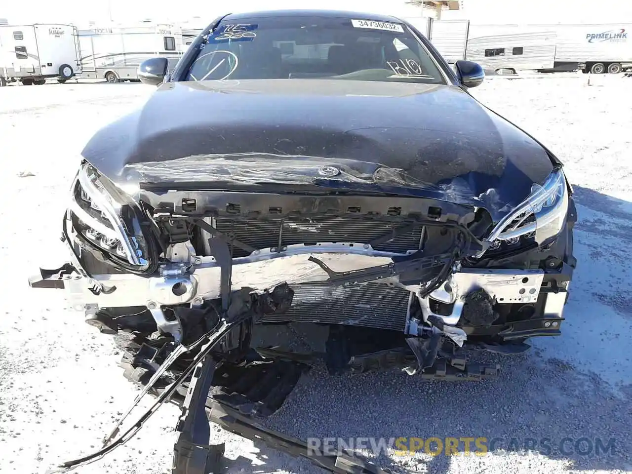 9 Photograph of a damaged car WDDWJ8DB8KF778618 MERCEDES-BENZ C-CLASS 2019