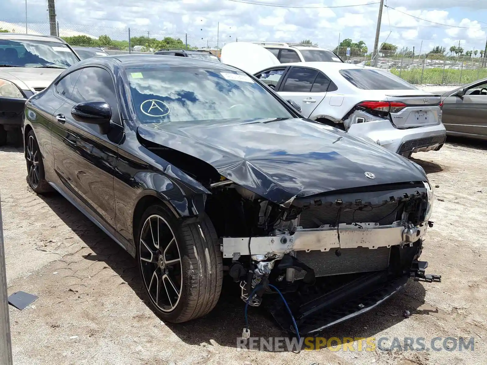 1 Photograph of a damaged car WDDWJ8DB8KF809589 MERCEDES-BENZ C CLASS 2019