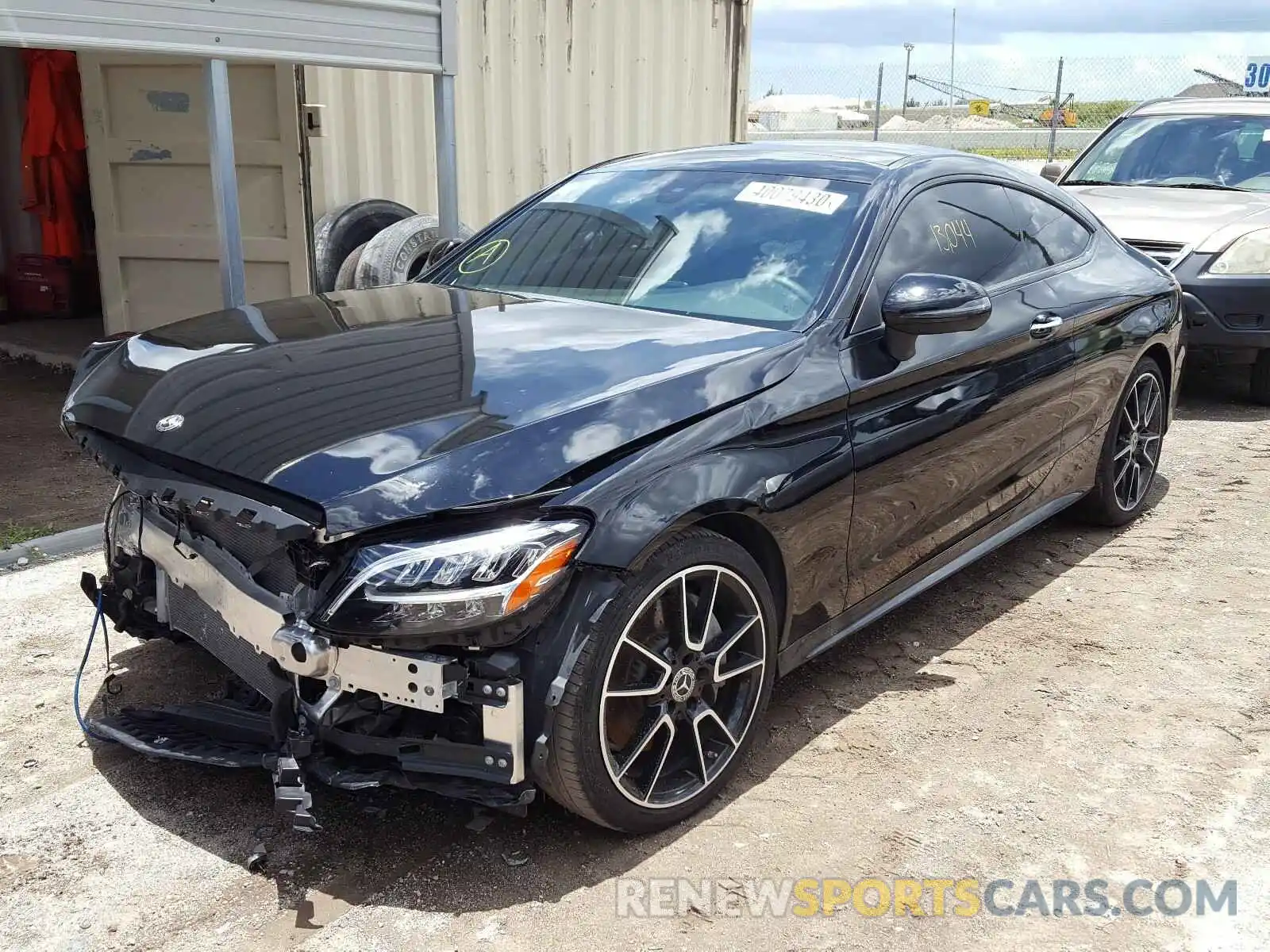 2 Photograph of a damaged car WDDWJ8DB8KF809589 MERCEDES-BENZ C CLASS 2019