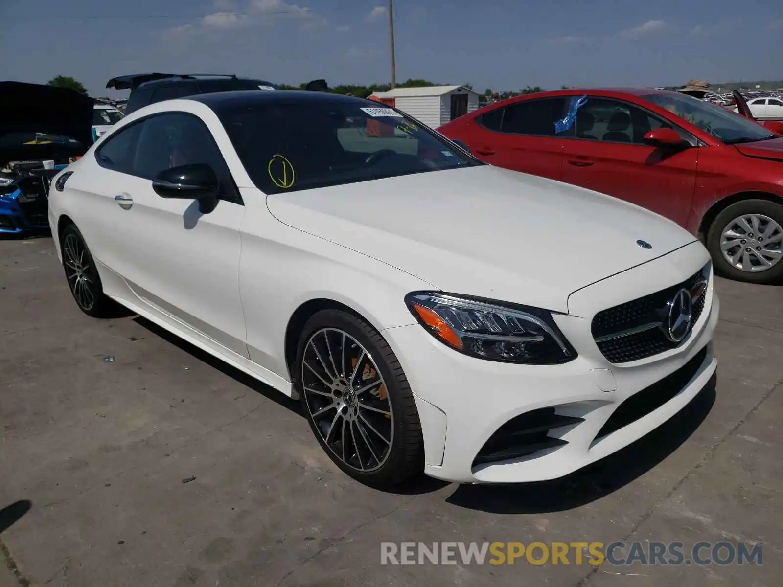 1 Photograph of a damaged car WDDWJ8DB8KF857206 MERCEDES-BENZ C-CLASS 2019